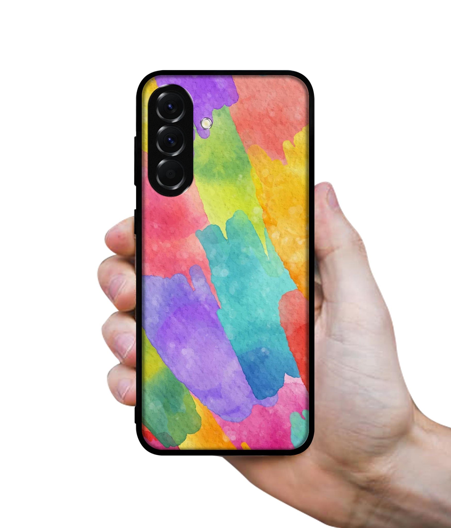 Water Paint Colorful Abstract Designer 2D Printed Back Case Cover for Samsung Galaxy A56 5G