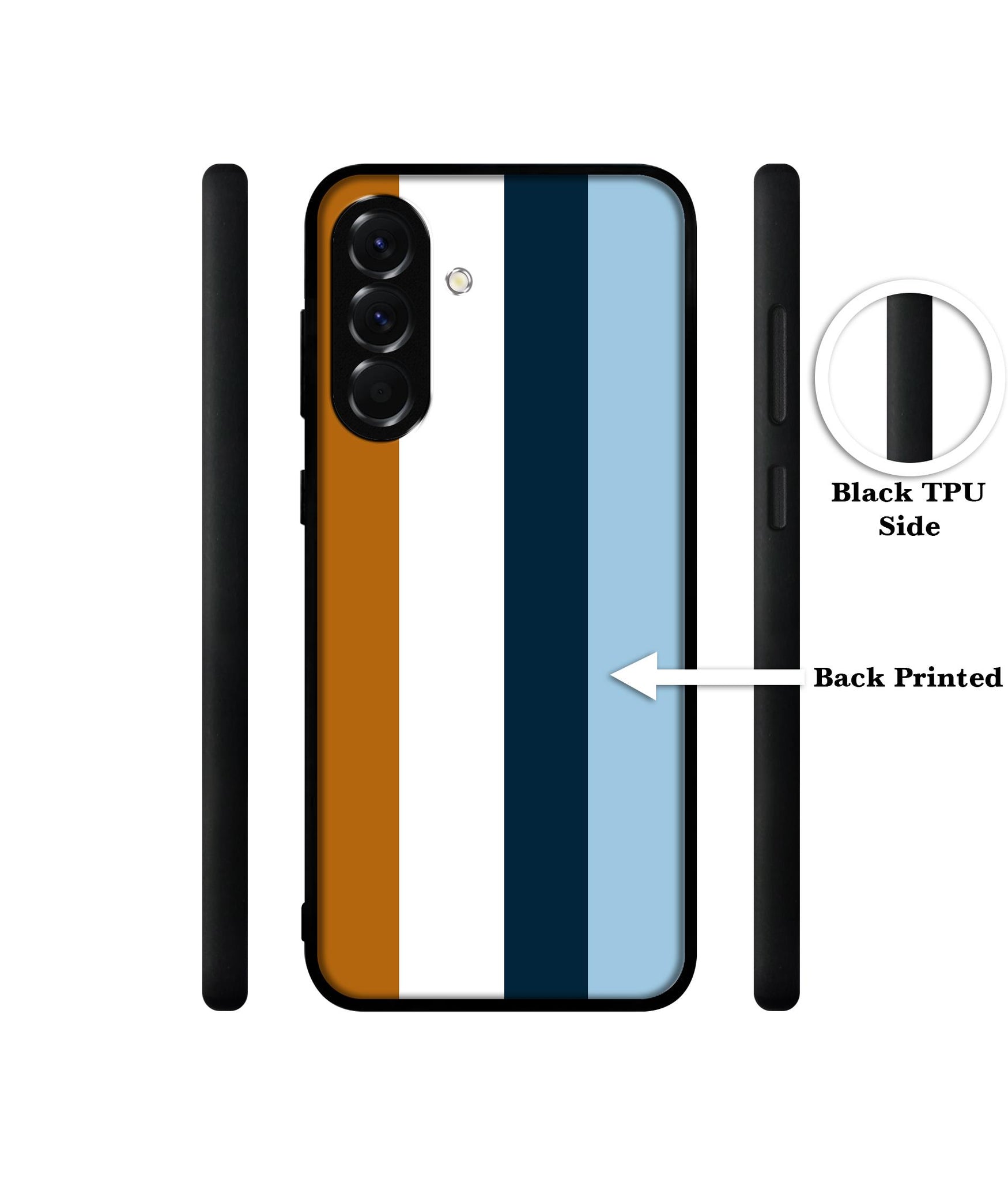 Color Stripes Designer 2D Printed Back Case Cover for Samsung Galaxy A56 5G