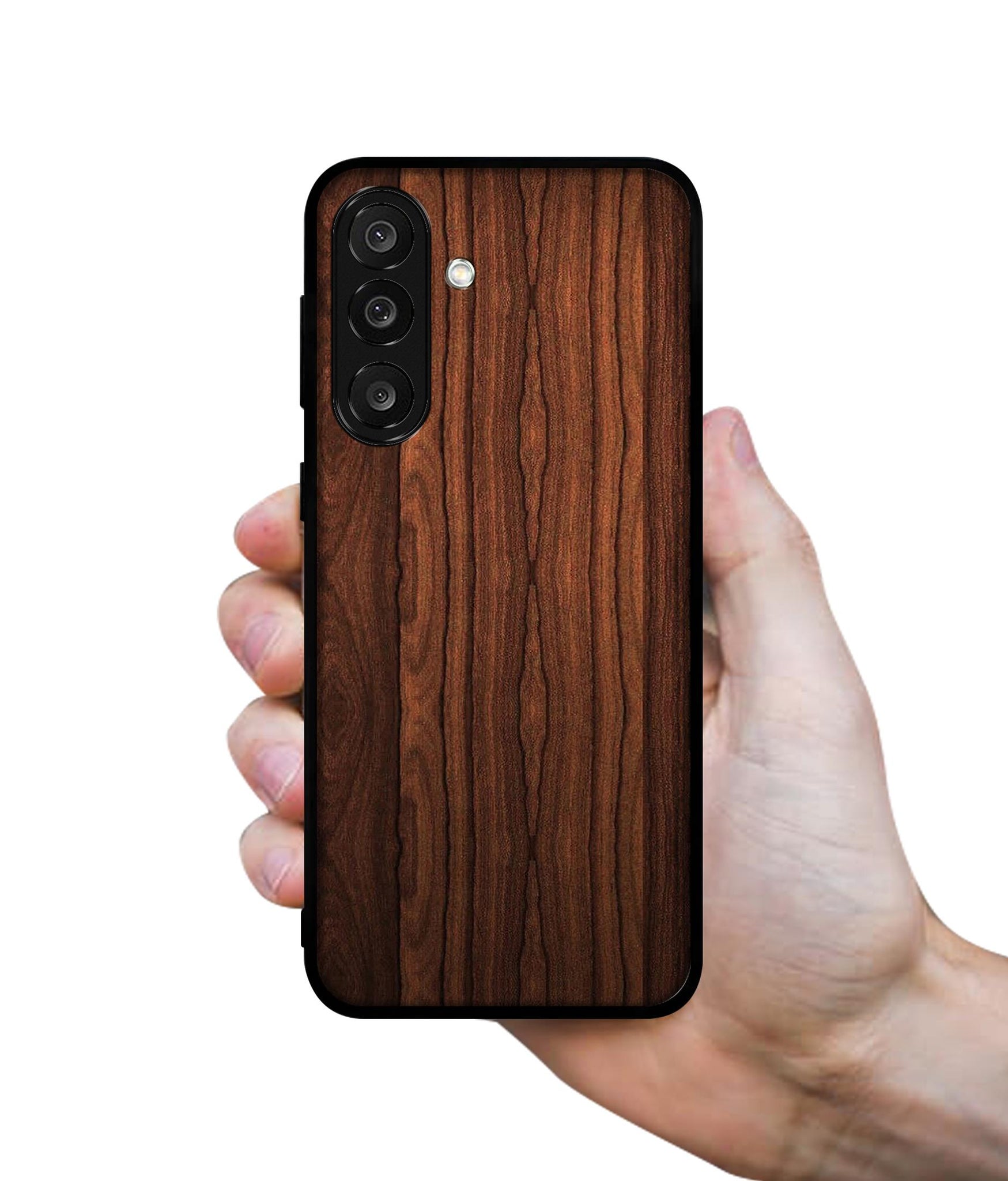 Brown Wooden Texture Designer 2D Printed Back Case Cover for Samsung Galaxy M56 5G / F56 5G