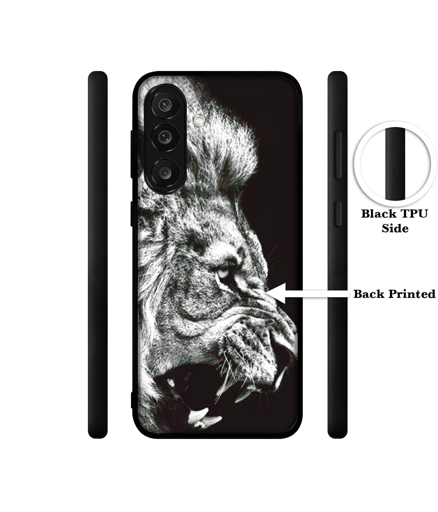 Angry Lion Designer 2D Printed Back Case Cover for Samsung Galaxy M56 5G / F56 5G