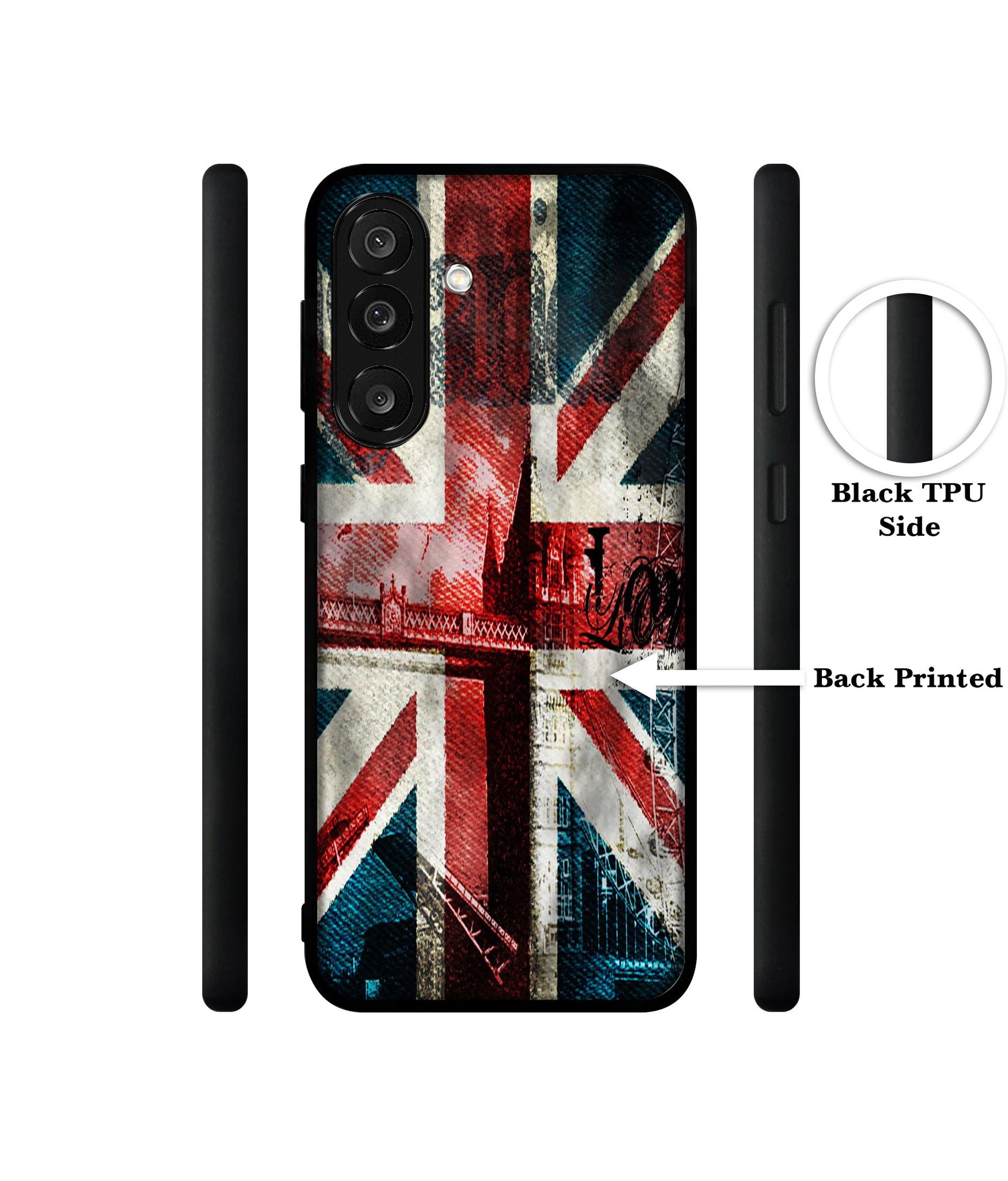 London Flag wallpaper Designer 2D Printed Back Case Cover for Samsung Galaxy M56 5G / F56 5G