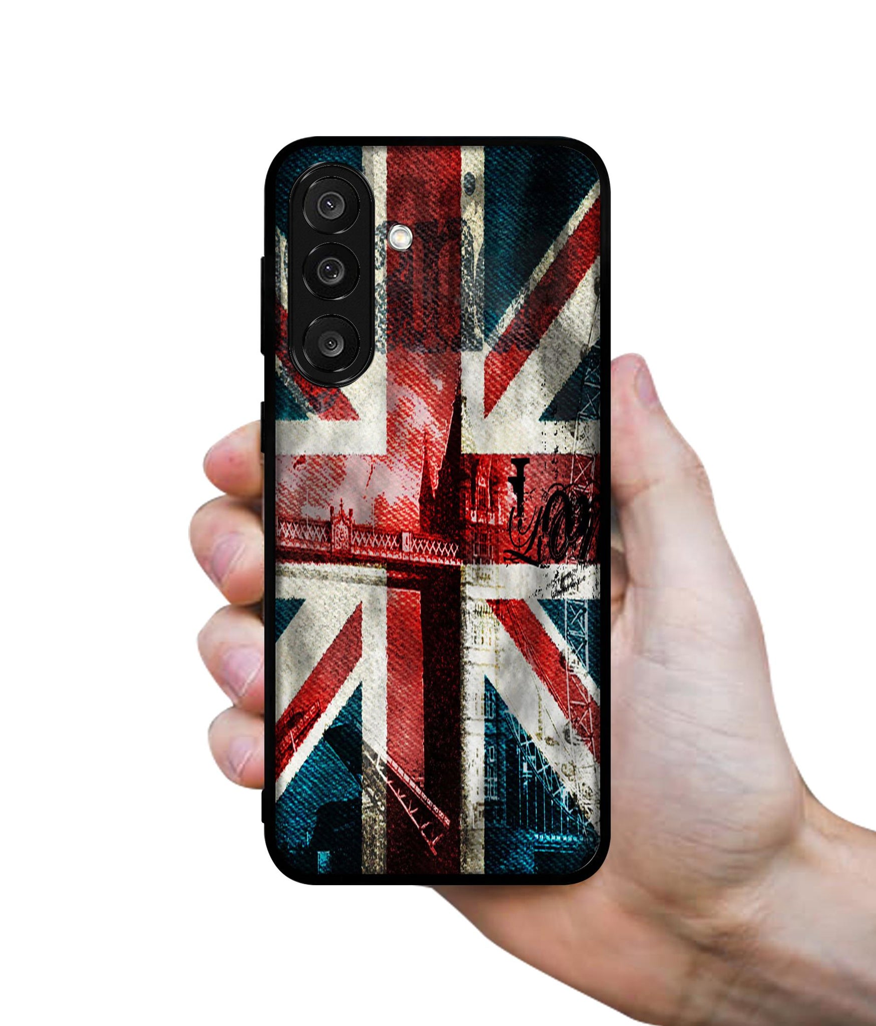 London Flag wallpaper Designer 2D Printed Back Case Cover for Samsung Galaxy M56 5G / F56 5G