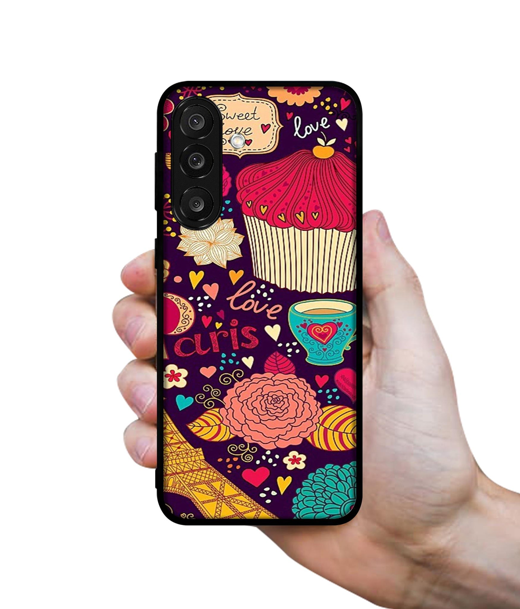 Paris Flower Love Designer 2D Printed Back Case Cover for Samsung Galaxy M56 5G / F56 5G