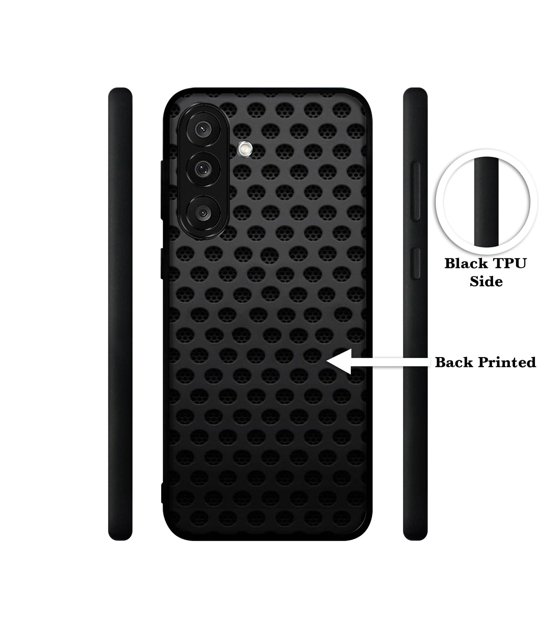 Black Circle Designer 2D Printed Back Case Cover for Samsung Galaxy M56 5G / F56 5G