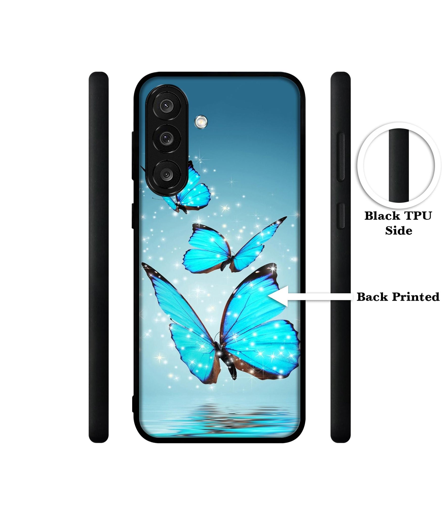 Flying Butterflies Designer 2D Printed Back Case Cover for Samsung Galaxy M56 5G / F56 5G