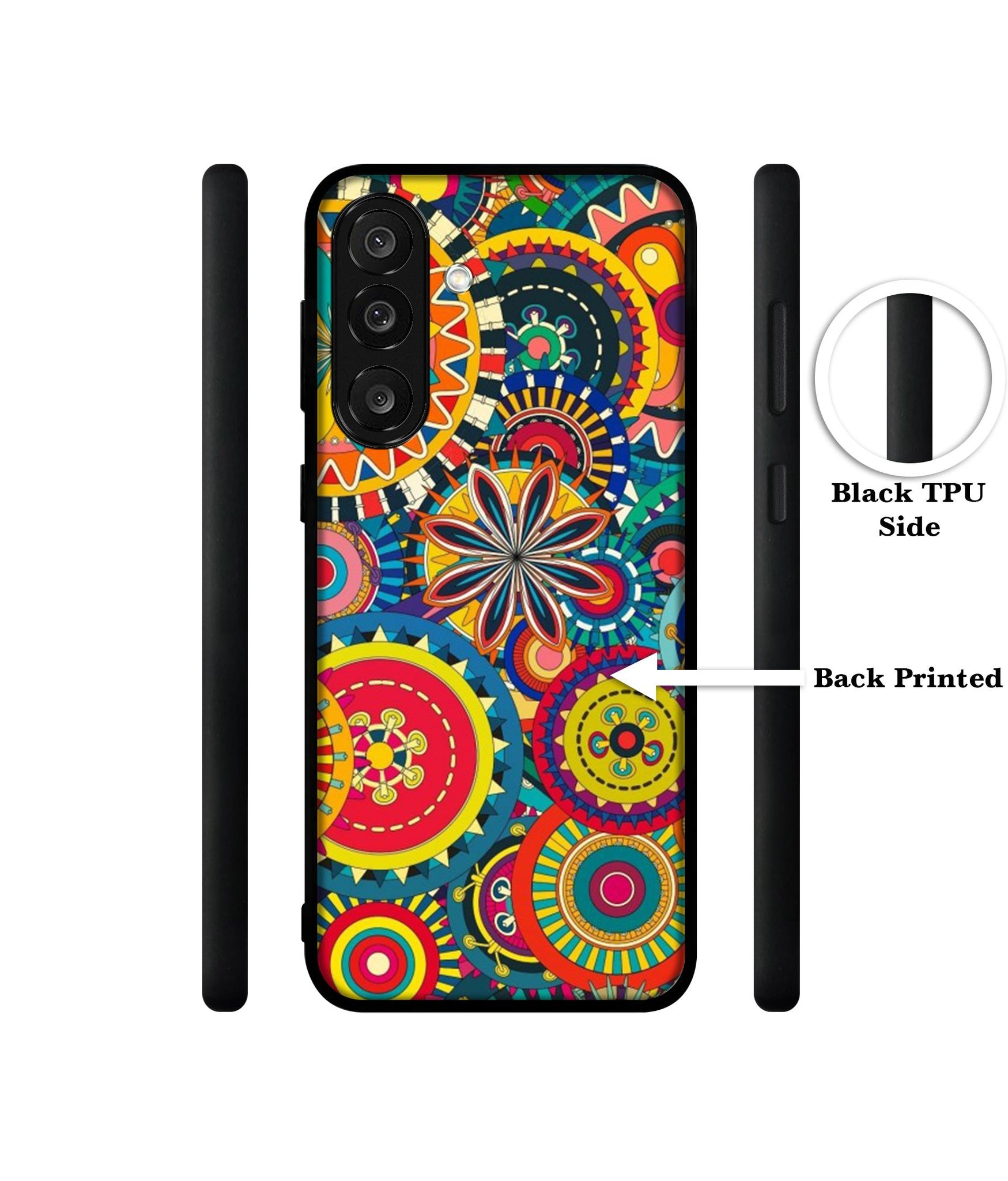 Ring Pattern Print Designer 2D Printed Back Case Cover for Samsung Galaxy M56 5G / F56 5G