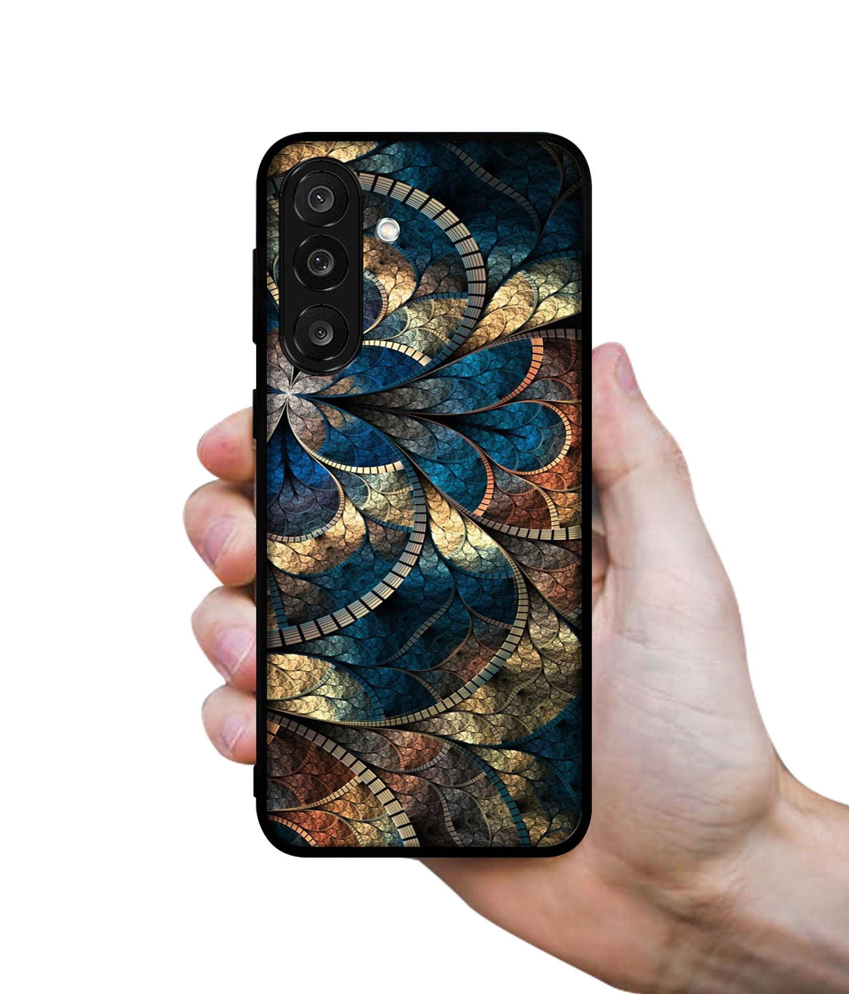 Fractional Pattern Designer 2D Printed Back Case Cover for Samsung Galaxy M56 5G / F56 5G