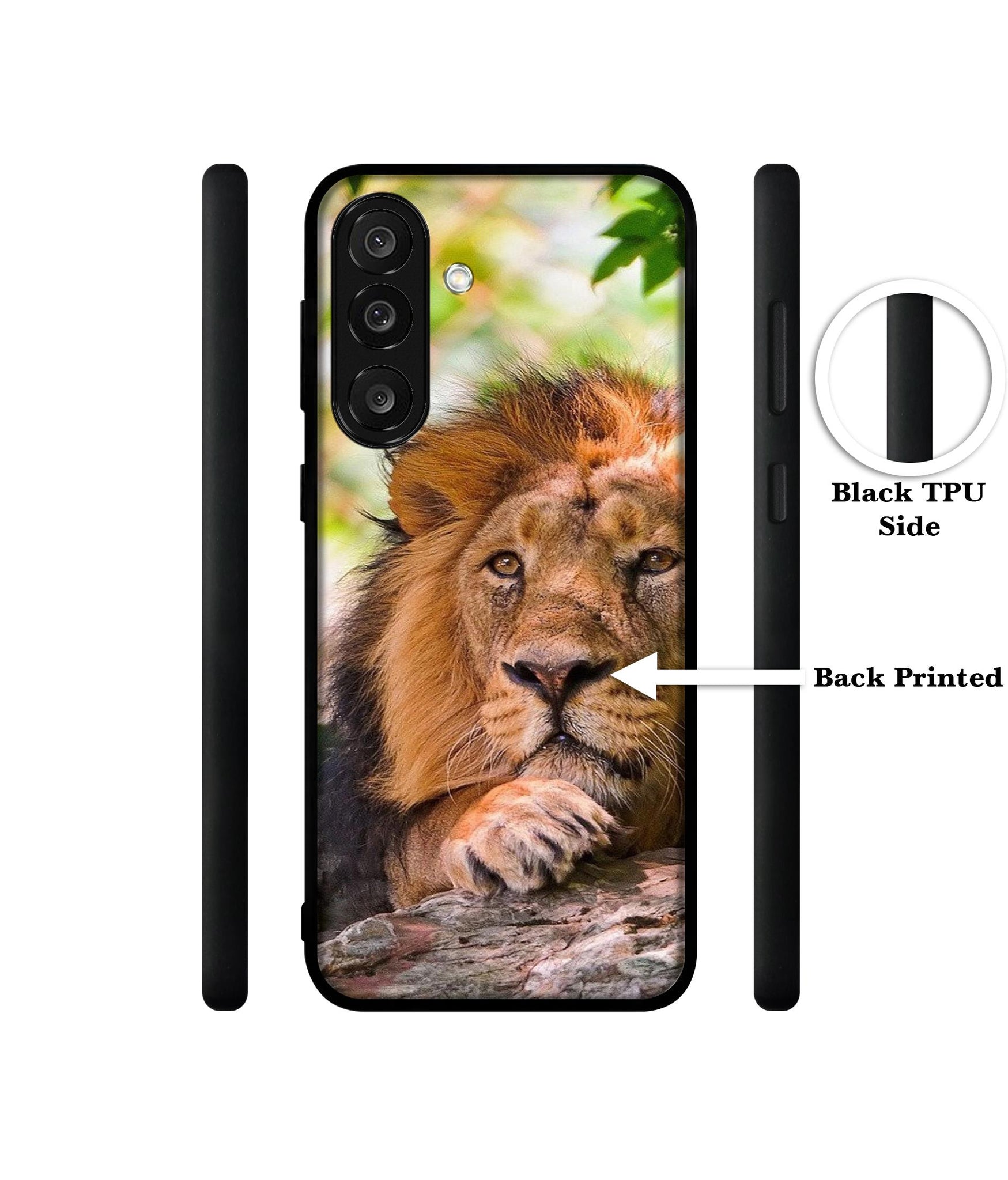 Tiger Pattern Print Designer 2D Printed Back Case Cover for Samsung Galaxy M56 5G / F56 5G