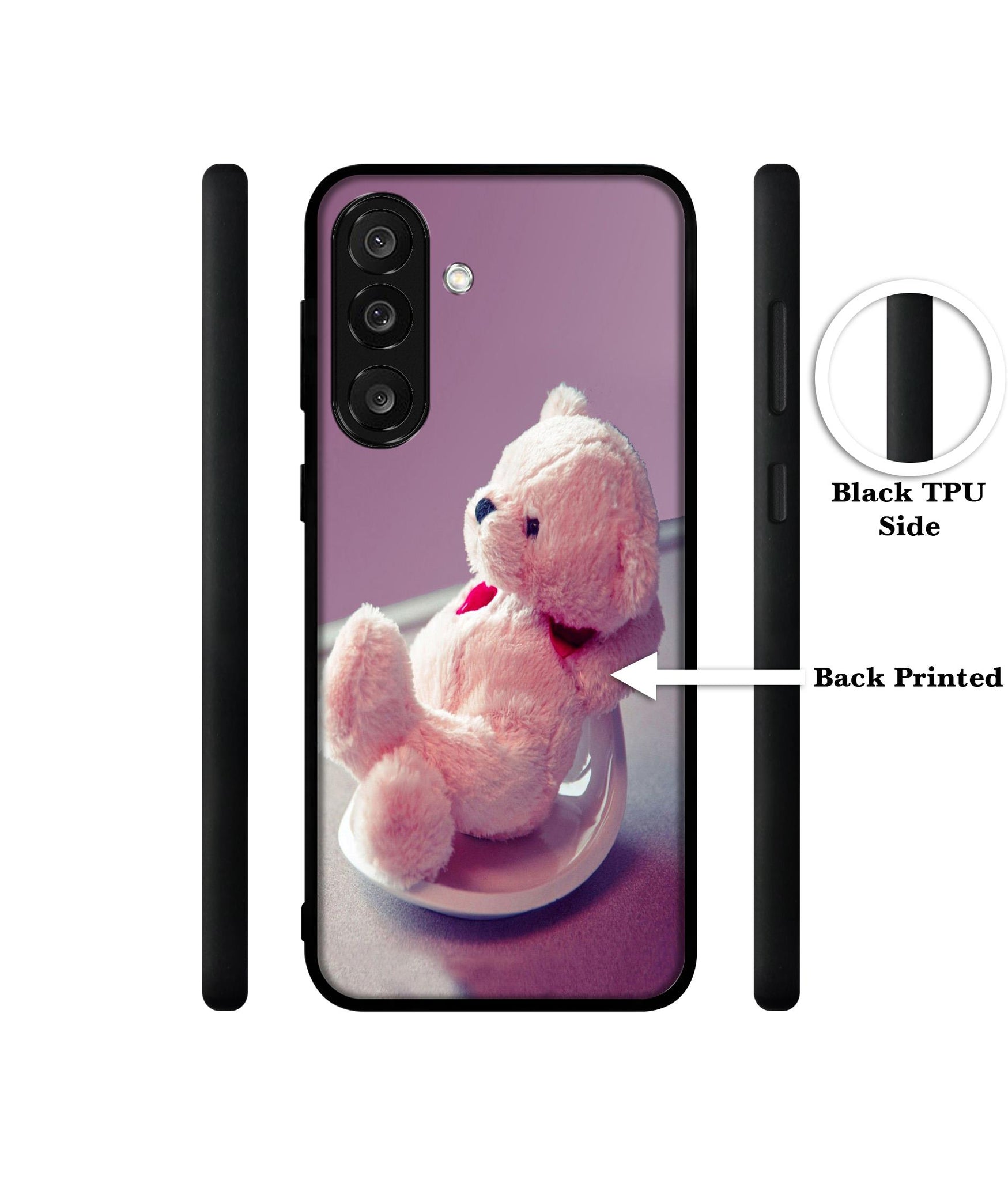 Cute Teddy Bear Designer 2D Printed Back Case Cover for Samsung Galaxy M56 5G / F56 5G