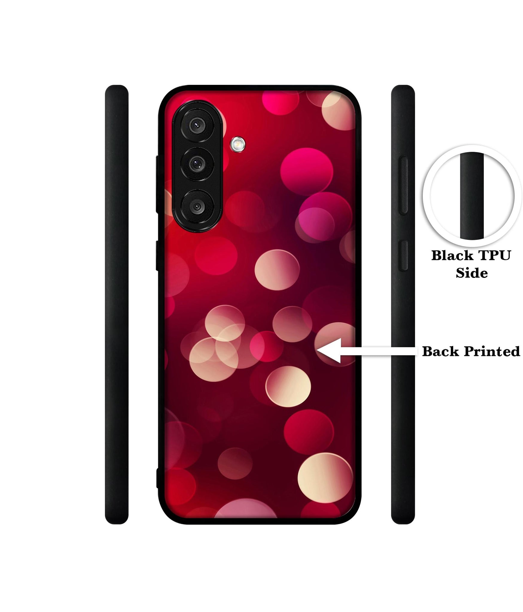 3D Circles Designer 2D Printed Back Case Cover for Samsung Galaxy M56 5G / F56 5G