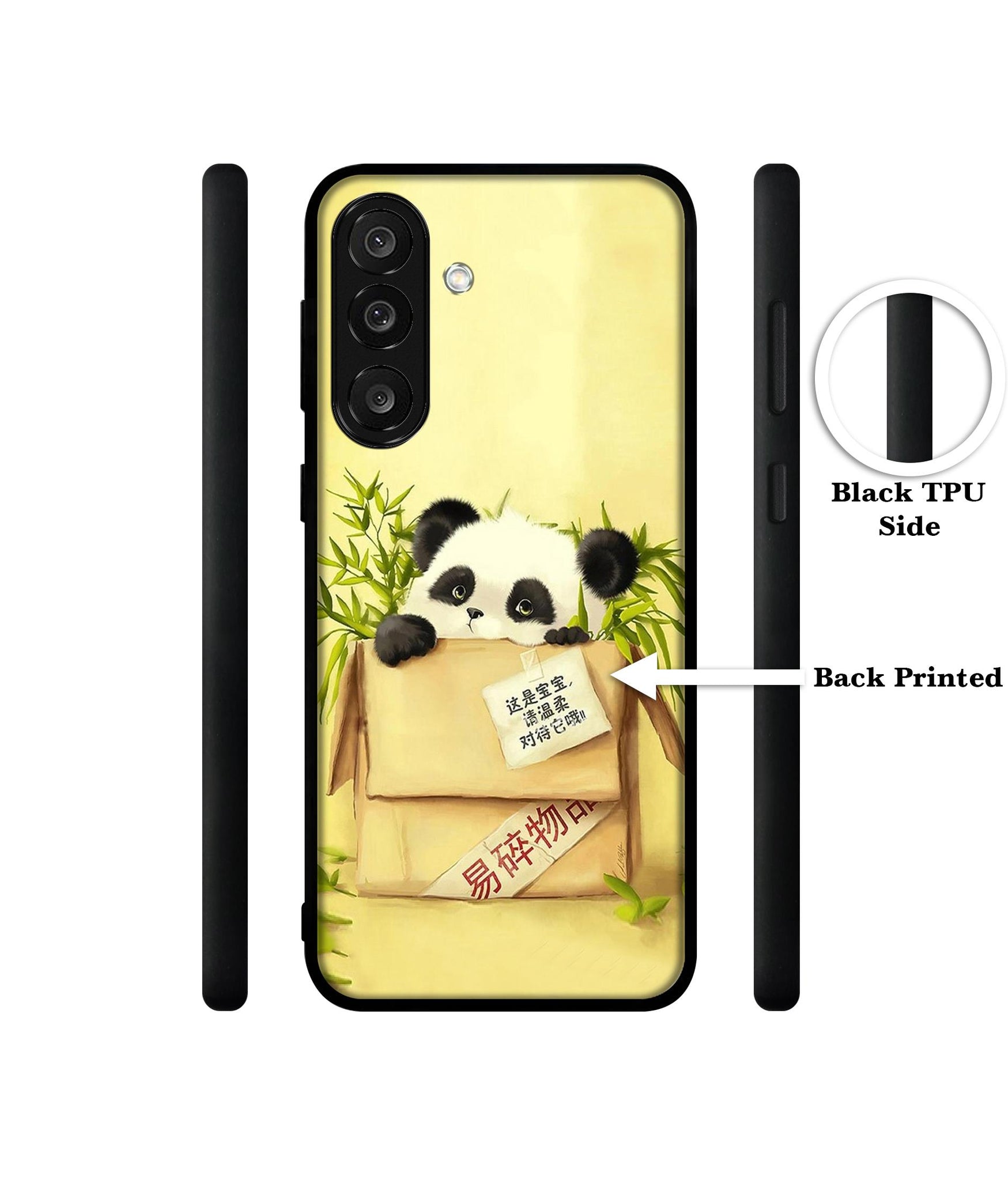 Panda In Box Designer 2D Printed Back Case Cover for Samsung Galaxy M56 5G / F56 5G
