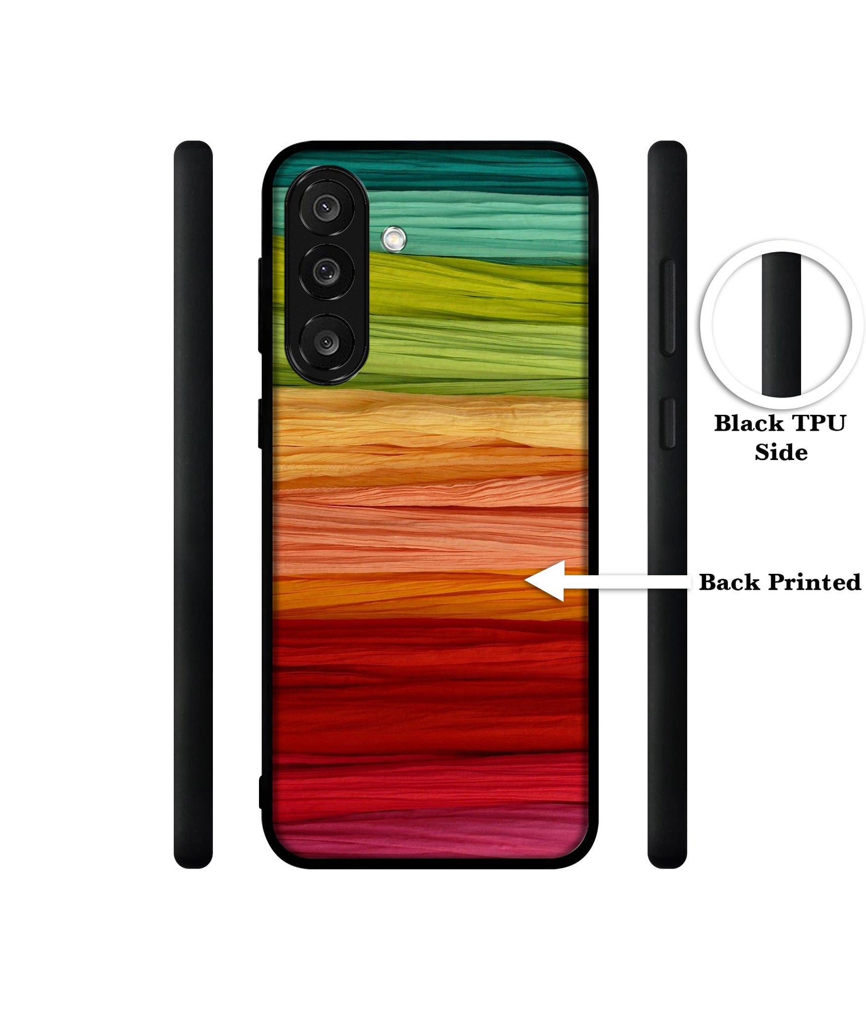 Colorful Thread Designer 2D Printed Back Case Cover for Samsung Galaxy M56 5G / F56 5G