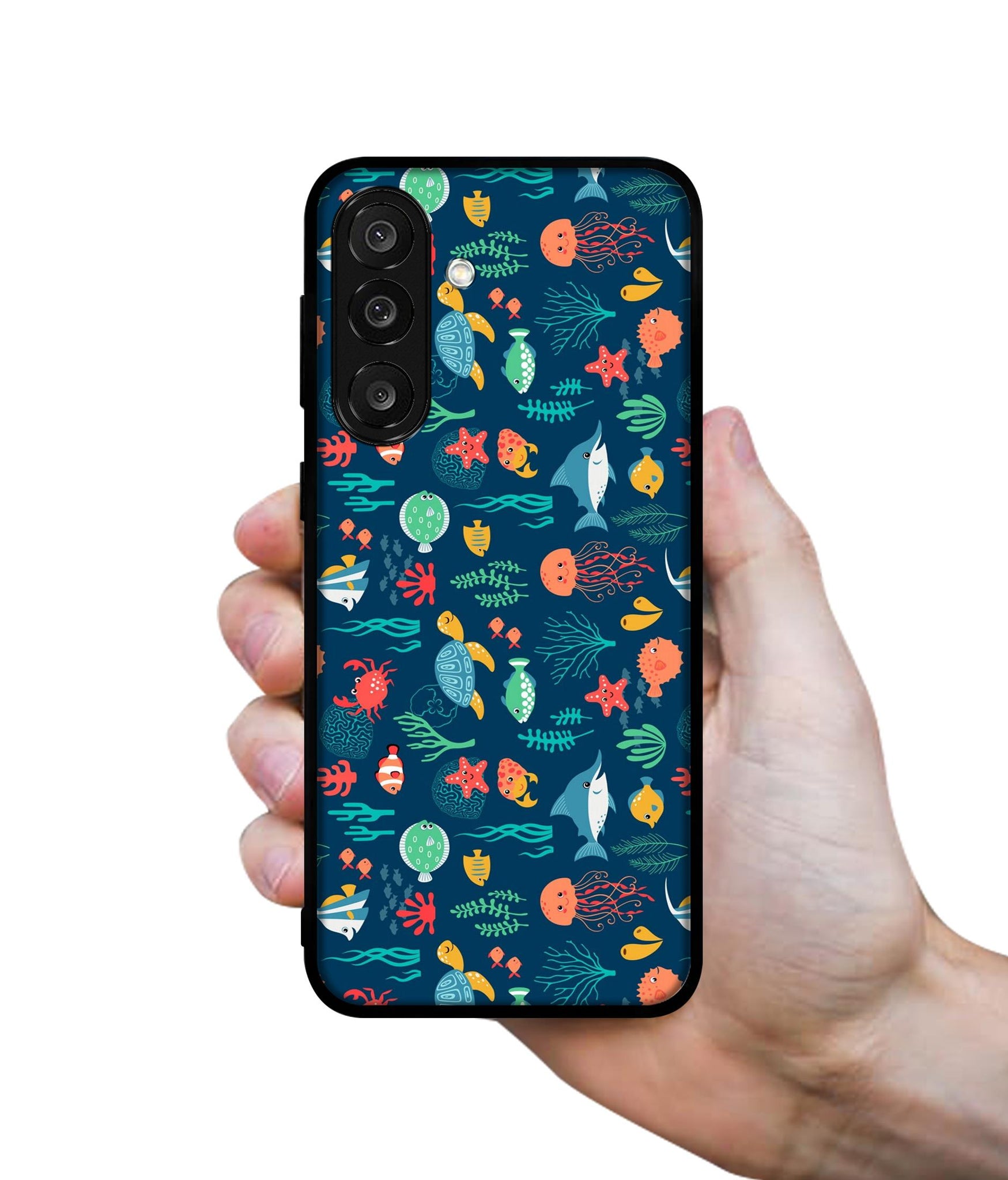 Aquarium Texture Designer 2D Printed Back Case Cover for Samsung Galaxy M56 5G / F56 5G
