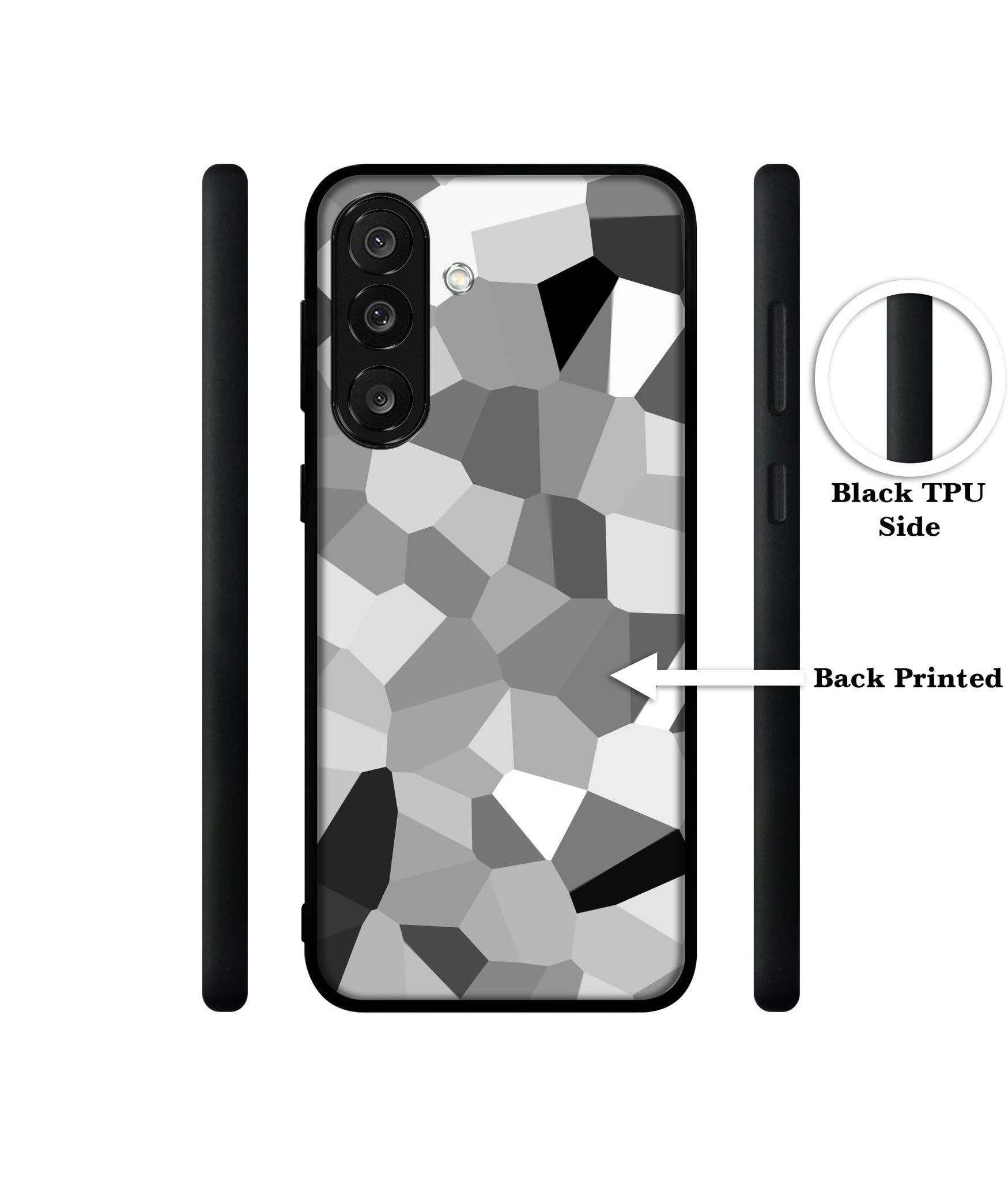 Black & White Mathematical Shape Designer 2D Printed Back Case Cover for Samsung Galaxy M56 5G / F56 5G