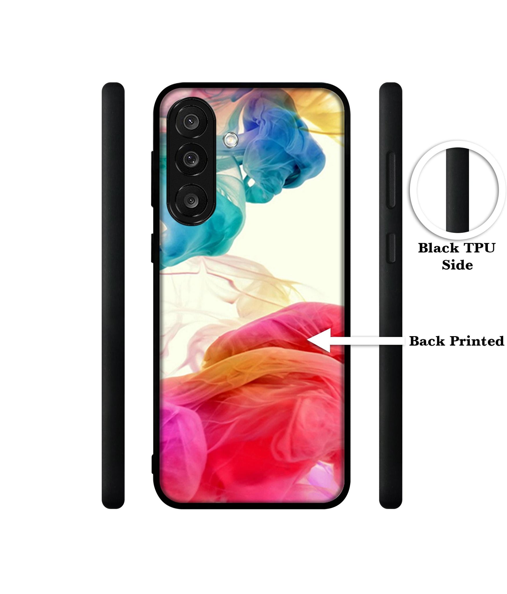 Colored Smoke Designer 2D Printed Back Case Cover for Samsung Galaxy M56 5G / F56 5G