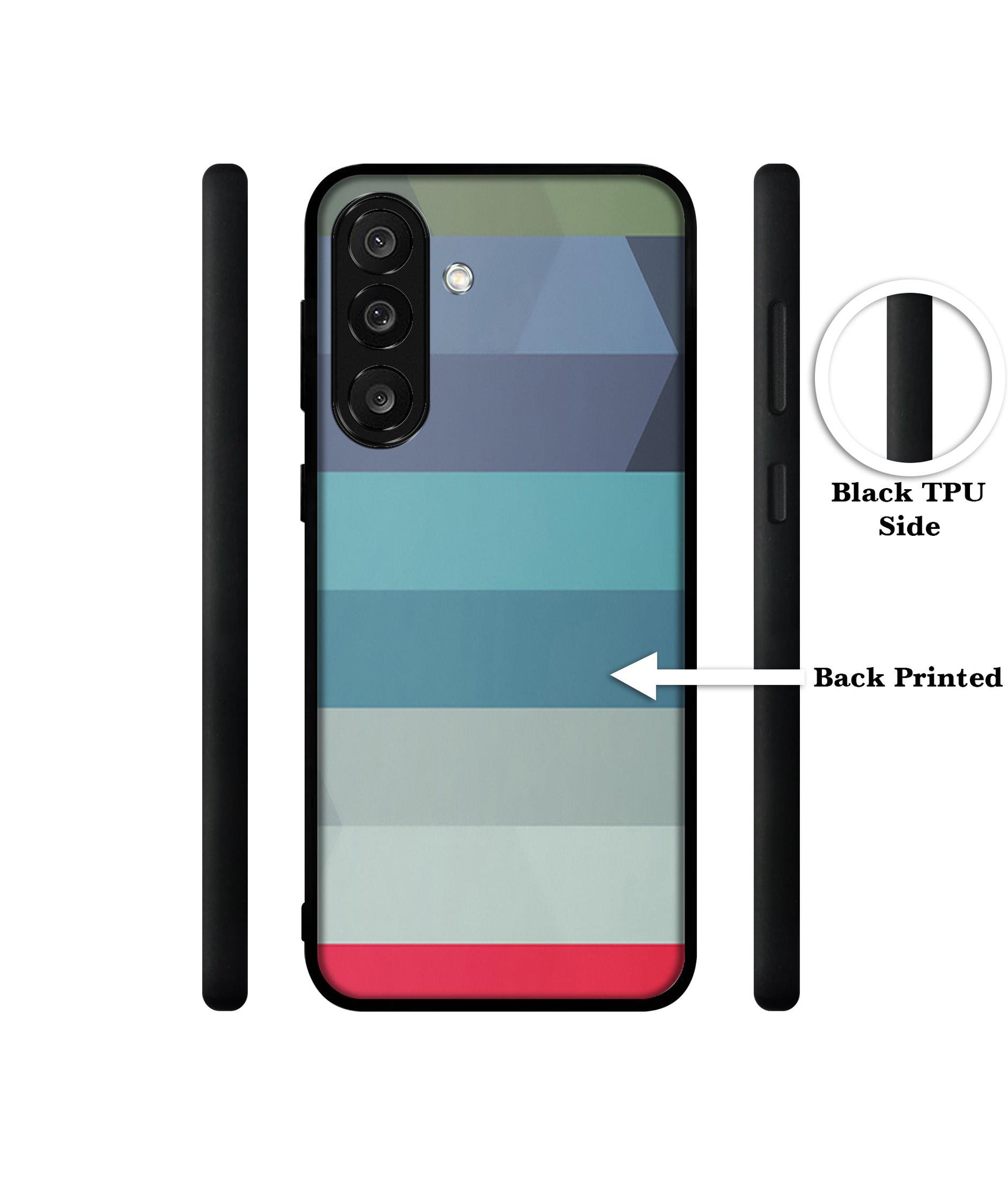 Colorful Lines Designer 2D Printed Back Case Cover for Samsung Galaxy M56 5G / F56 5G