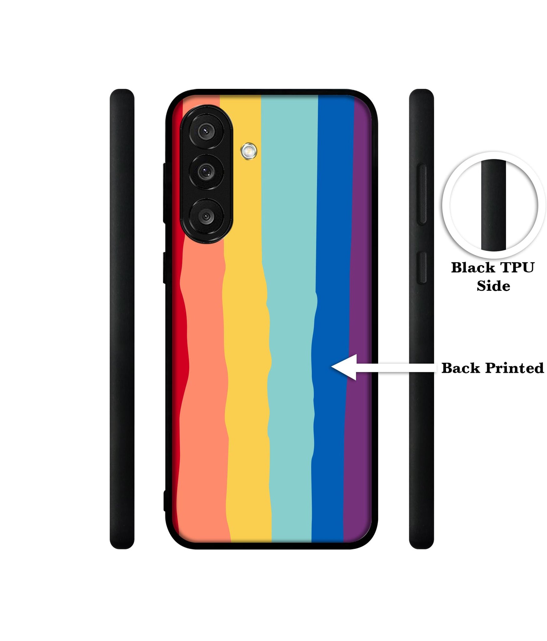 Rainbow Designer 2D Printed Back Case Cover for Samsung Galaxy M56 5G / F56 5G
