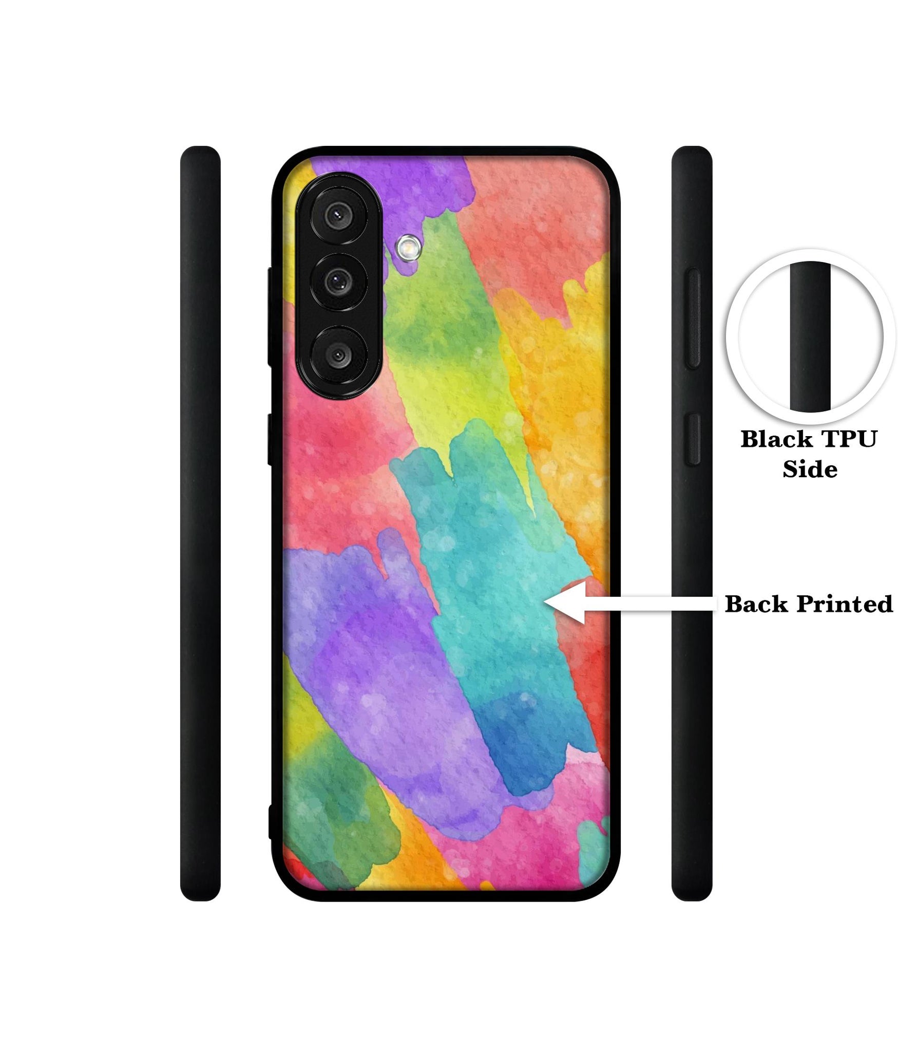 Water Paint Colorful Abstract Designer 2D Printed Back Case Cover for Samsung Galaxy M56 5G / F56 5G