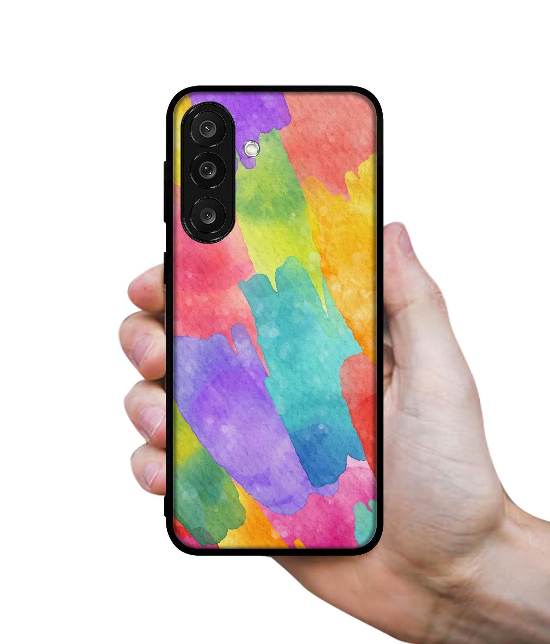 Water Paint Colorful Abstract Designer 2D Printed Back Case Cover for Samsung Galaxy M56 5G / F56 5G