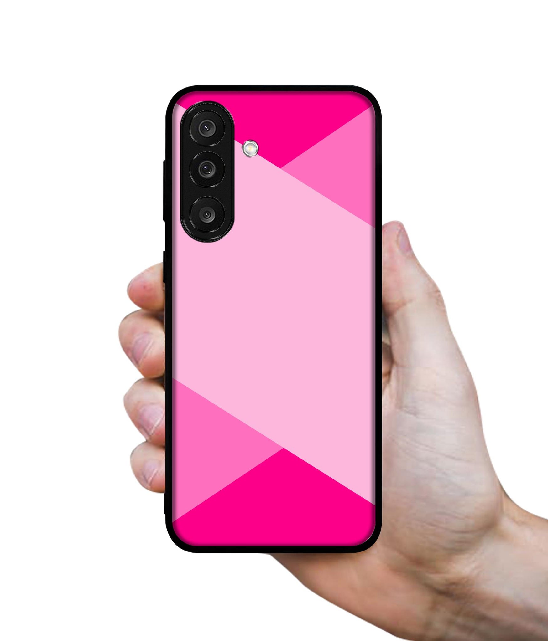Pink Cross Vector Designer 2D Printed Back Case Cover for Samsung Galaxy M56 5G / F56 5G