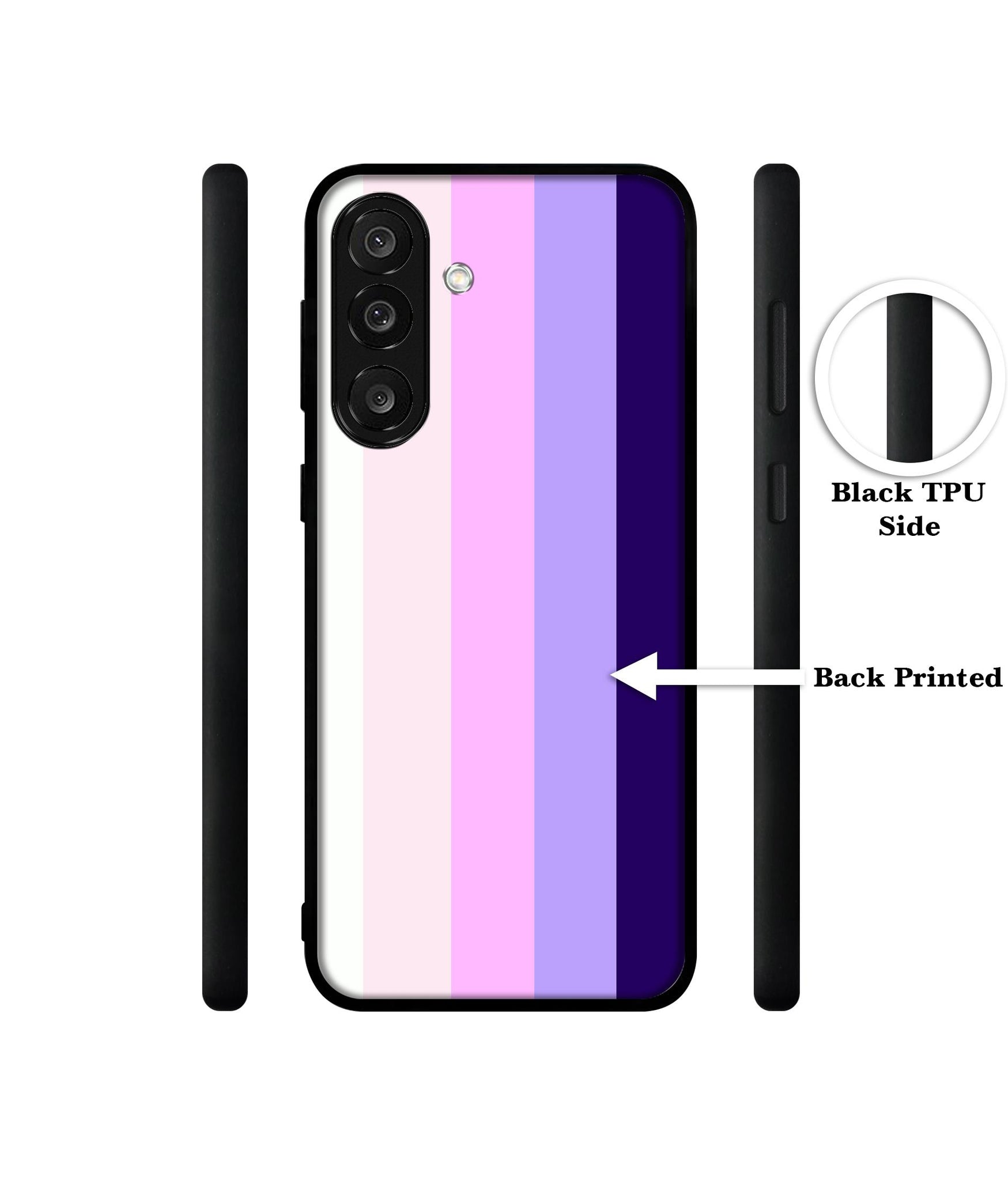 Pink and Purple Lines Designer 2D Printed Back Case Cover for Samsung Galaxy M56 5G / F56 5G