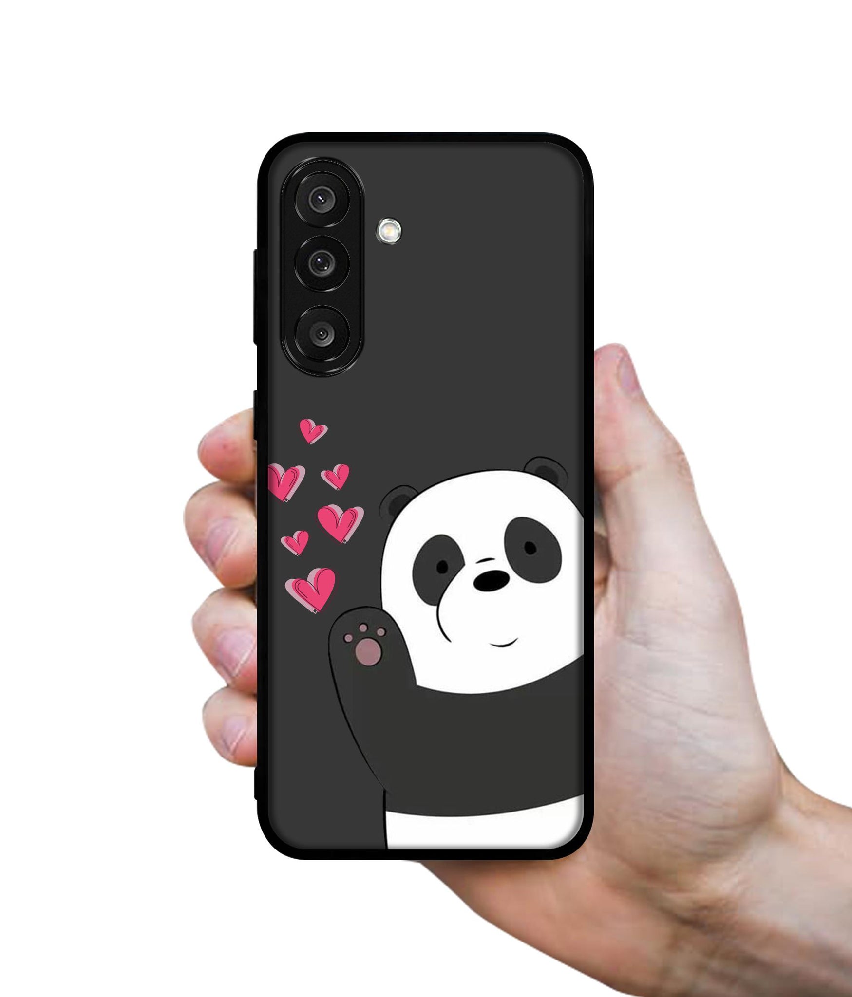 Love Panda Designer 2D Printed Back Case Cover for Samsung Galaxy M56 5G / F56 5G