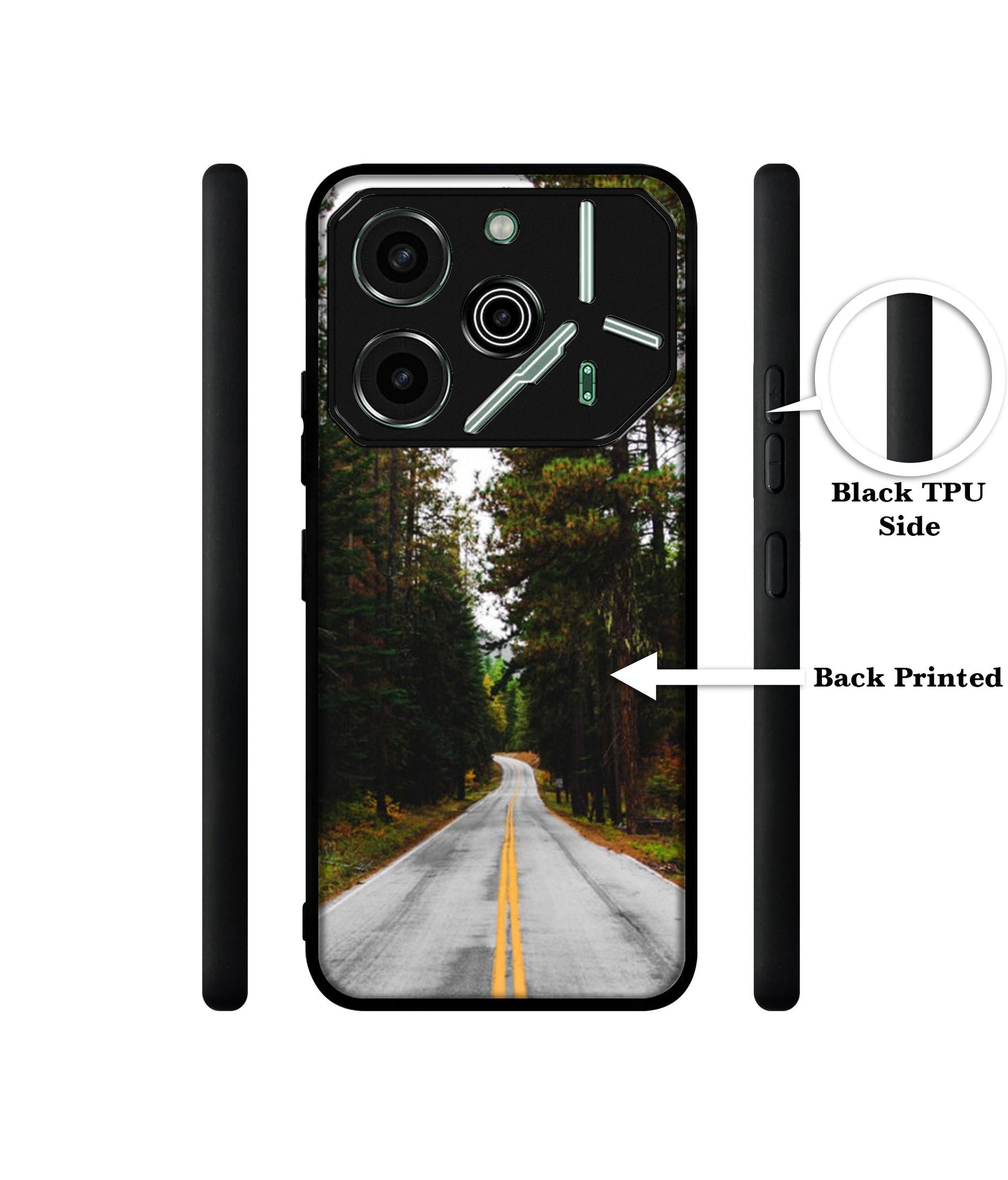 Road Photo Designer 2D Printed Back Case Cover for Tecno Pova 6 Pro 5G