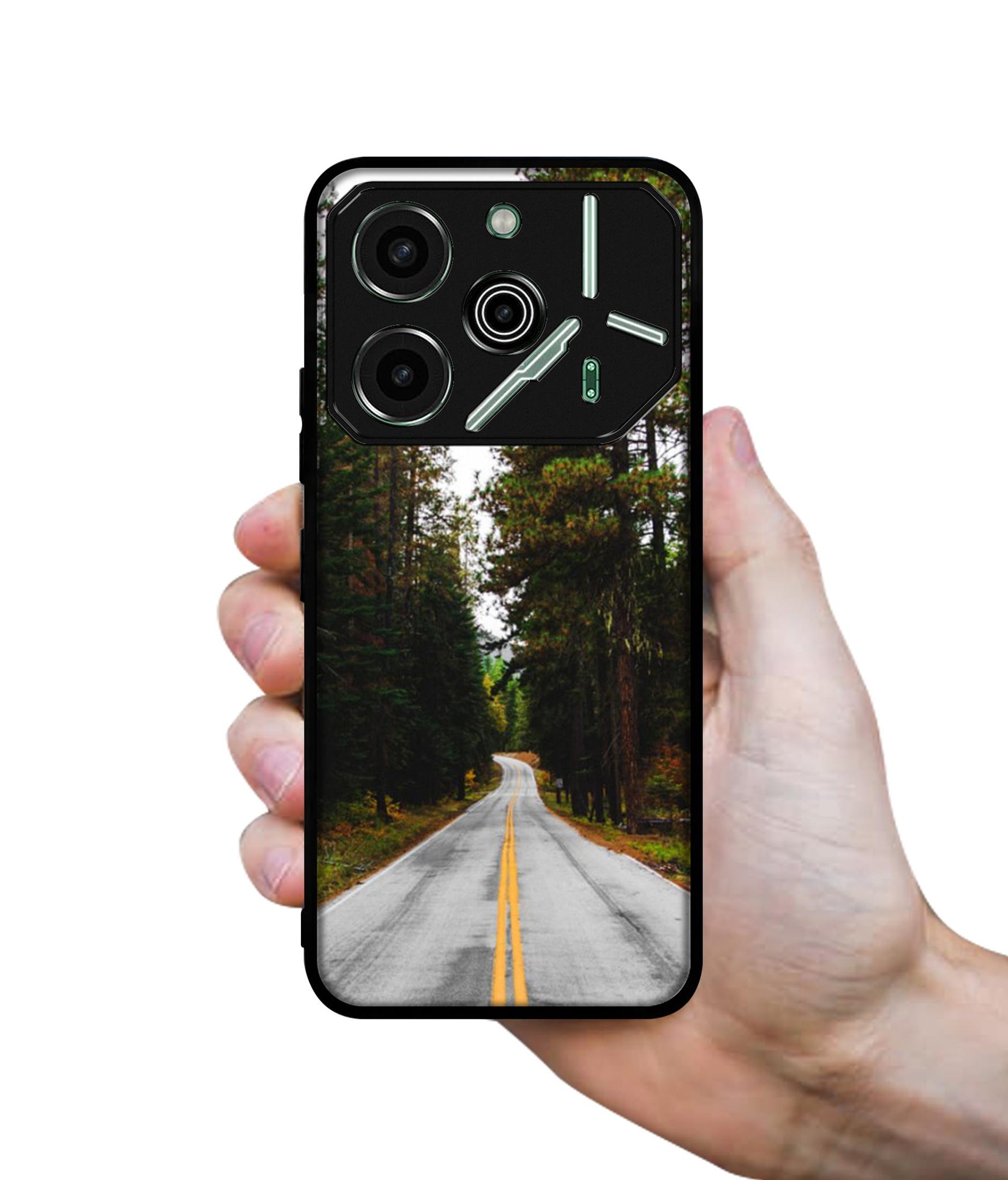 Road Photo Designer 2D Printed Back Case Cover for Tecno Pova 6 Pro 5G