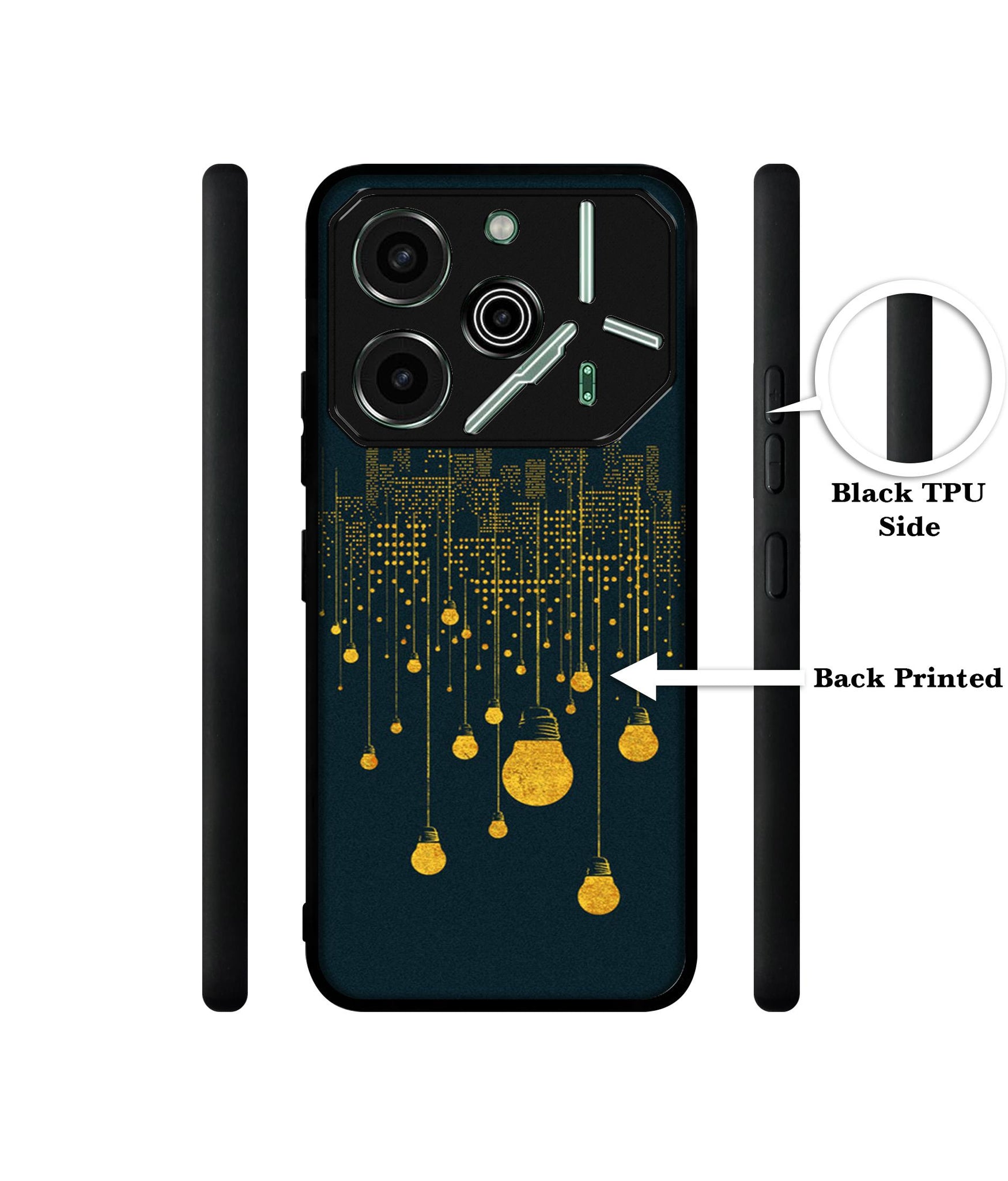 City Light Pattern Designer 2D Printed Back Case Cover for Tecno Pova 6 Pro 5G