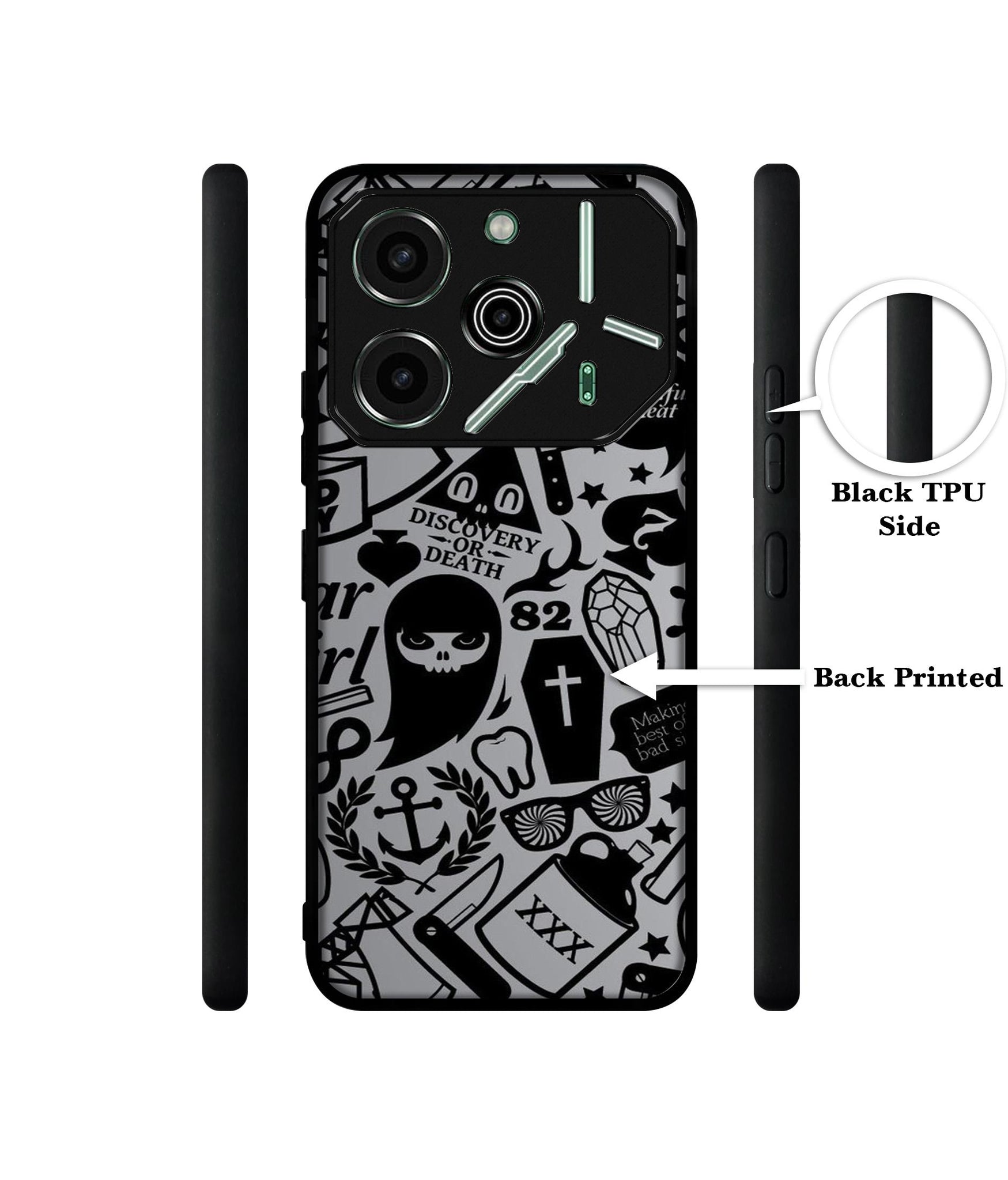 Discover Or Death Designer 2D Printed Back Case Cover for Tecno Pova 6 Pro 5G