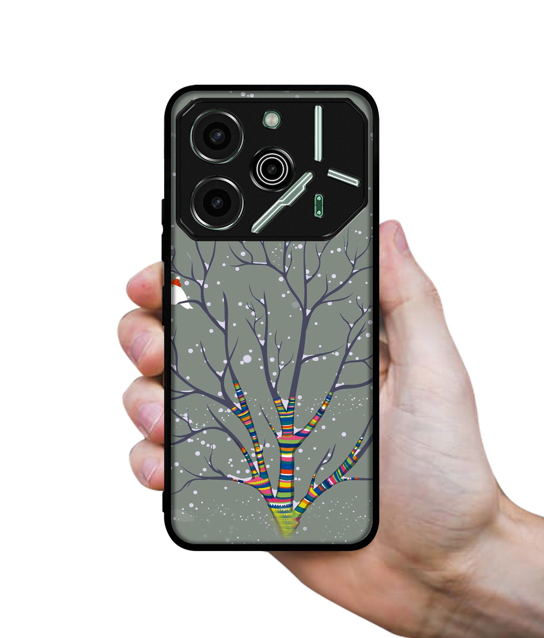 Winter Pattern Print Designer 2D Printed Back Case Cover for Tecno Pova 6 Pro 5G