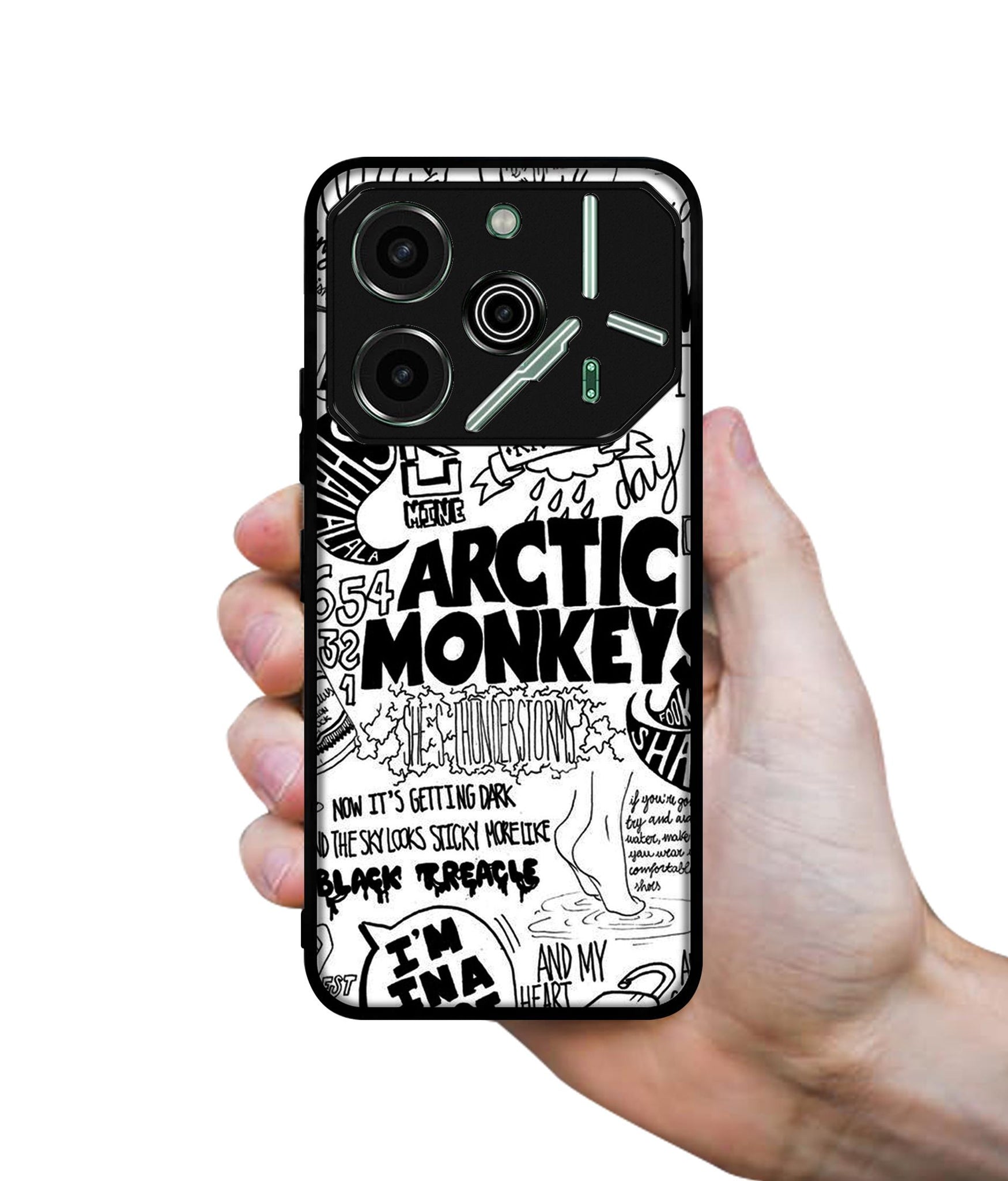 Arctic Monkeys Pattern Designer 2D Printed Back Case Cover for Tecno Pova 6 Pro 5G