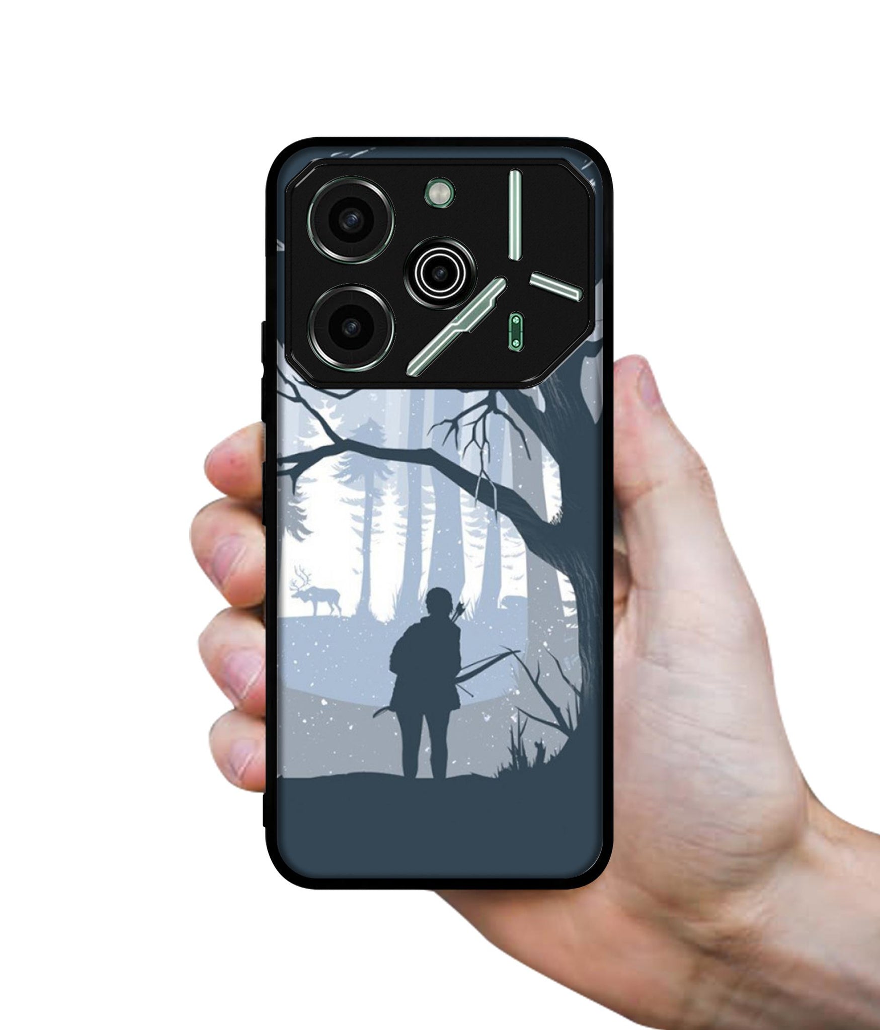 Hunter Designer 2D Printed Back Case Cover for Tecno Pova 6 Pro 5G