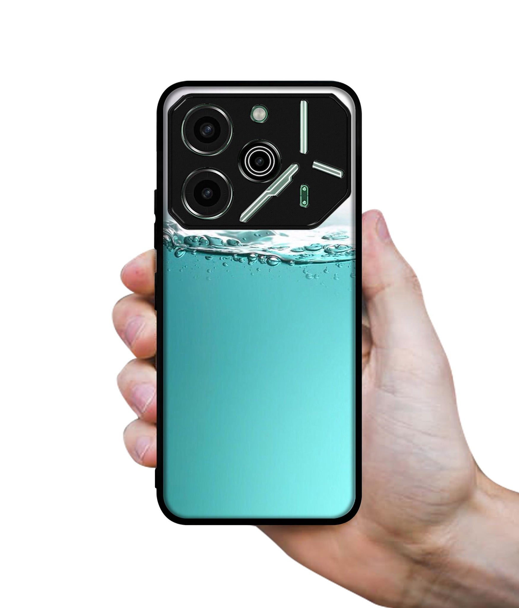 Half Fill Designer 2D Printed Back Case Cover for Tecno Pova 6 Pro 5G
