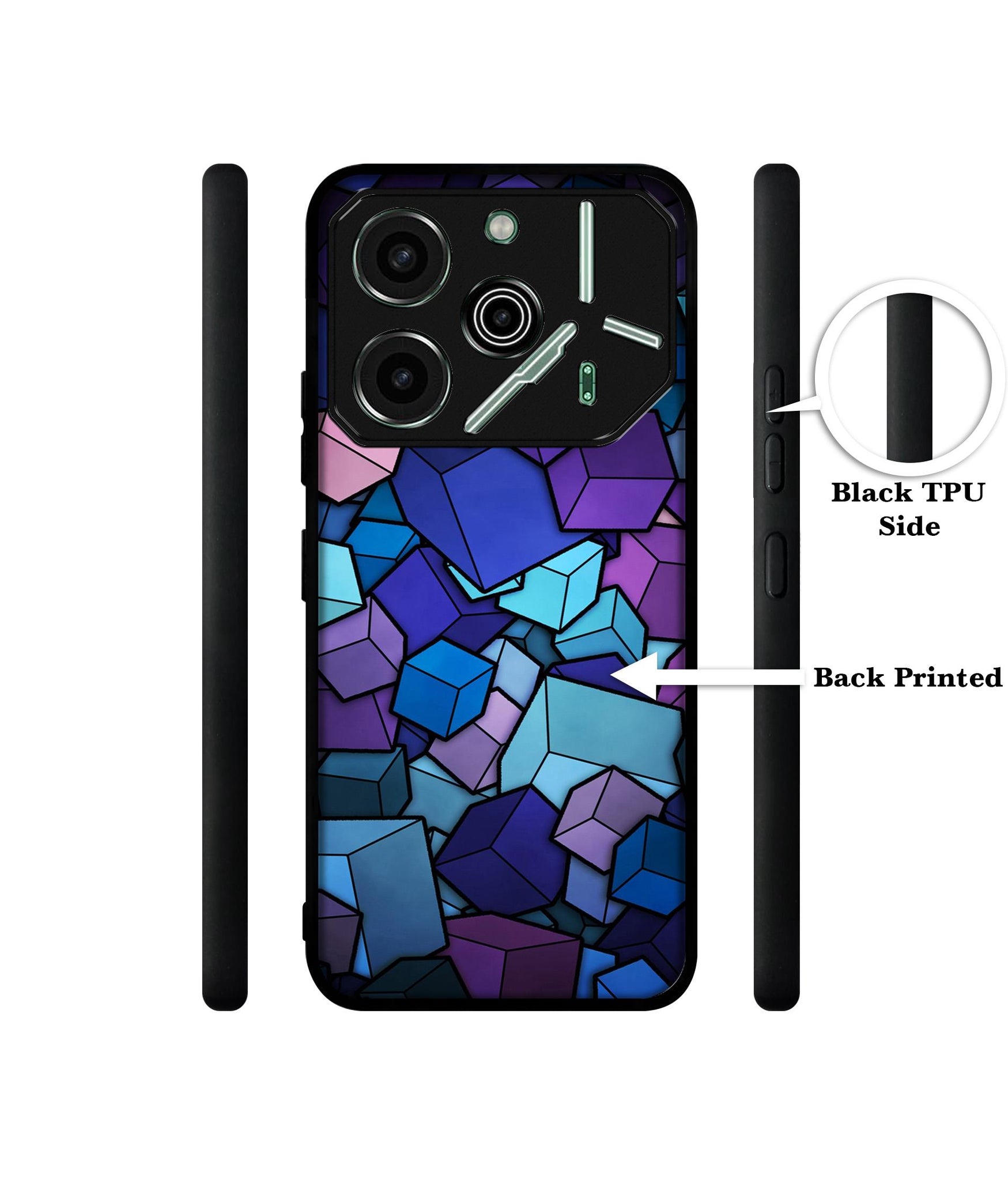 Color Box Designer 2D Printed Back Case Cover for Tecno Pova 6 Pro 5G
