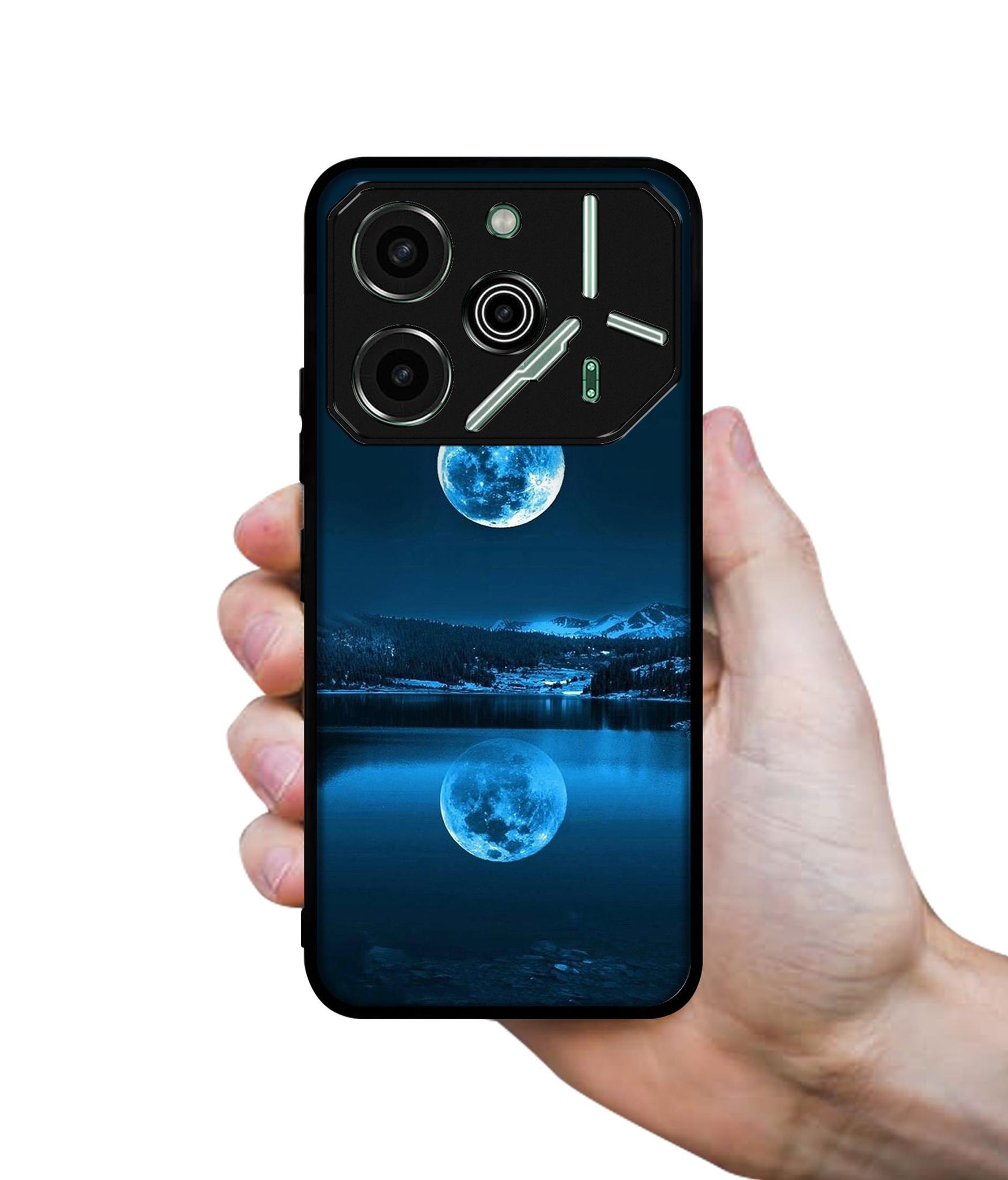 Moon Pattern Print Designer 2D Printed Back Case Cover for Tecno Pova 6 Pro 5G