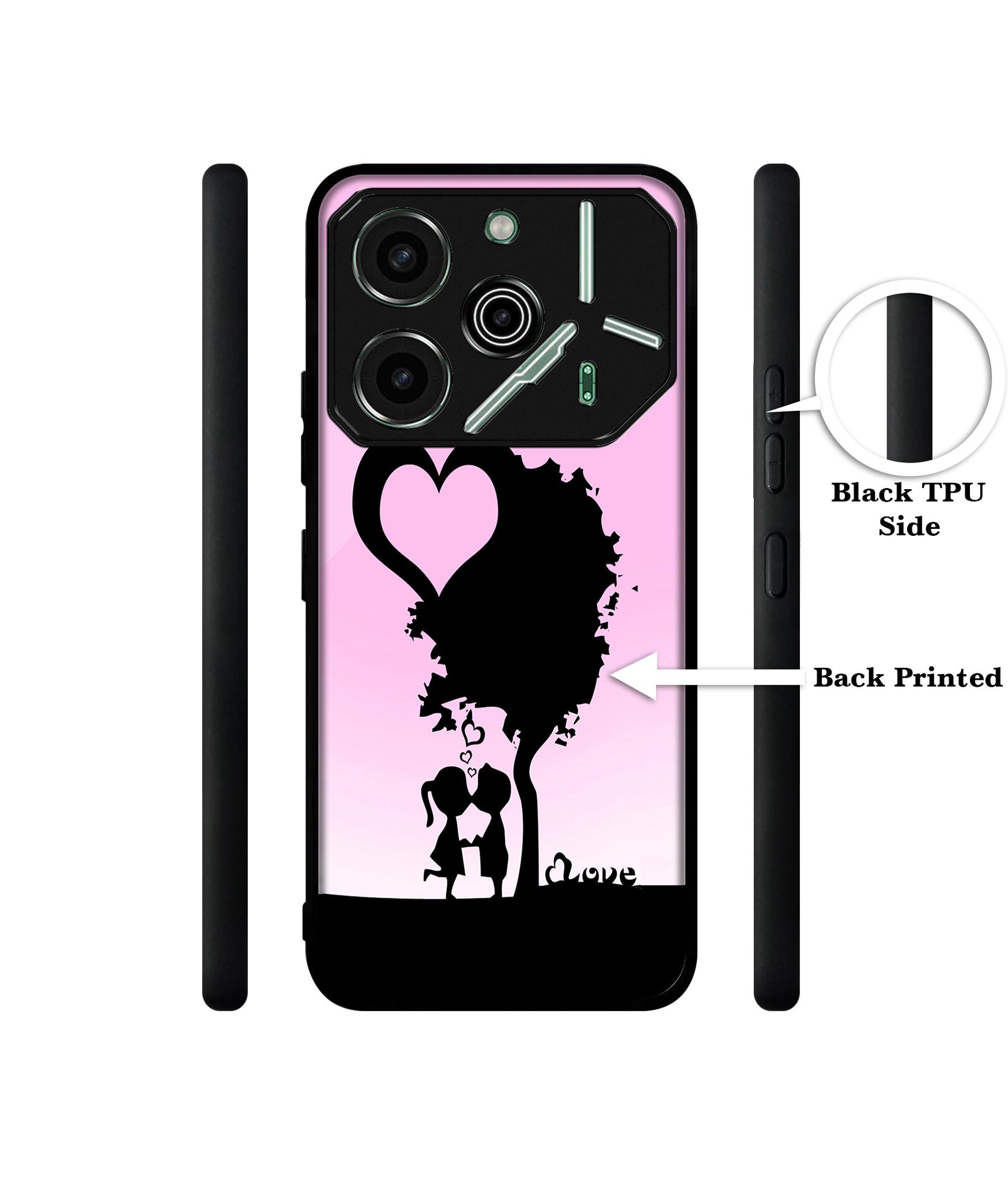 Sweet Love Designer 2D Printed Back Case Cover for Tecno Pova 6 Pro 5G