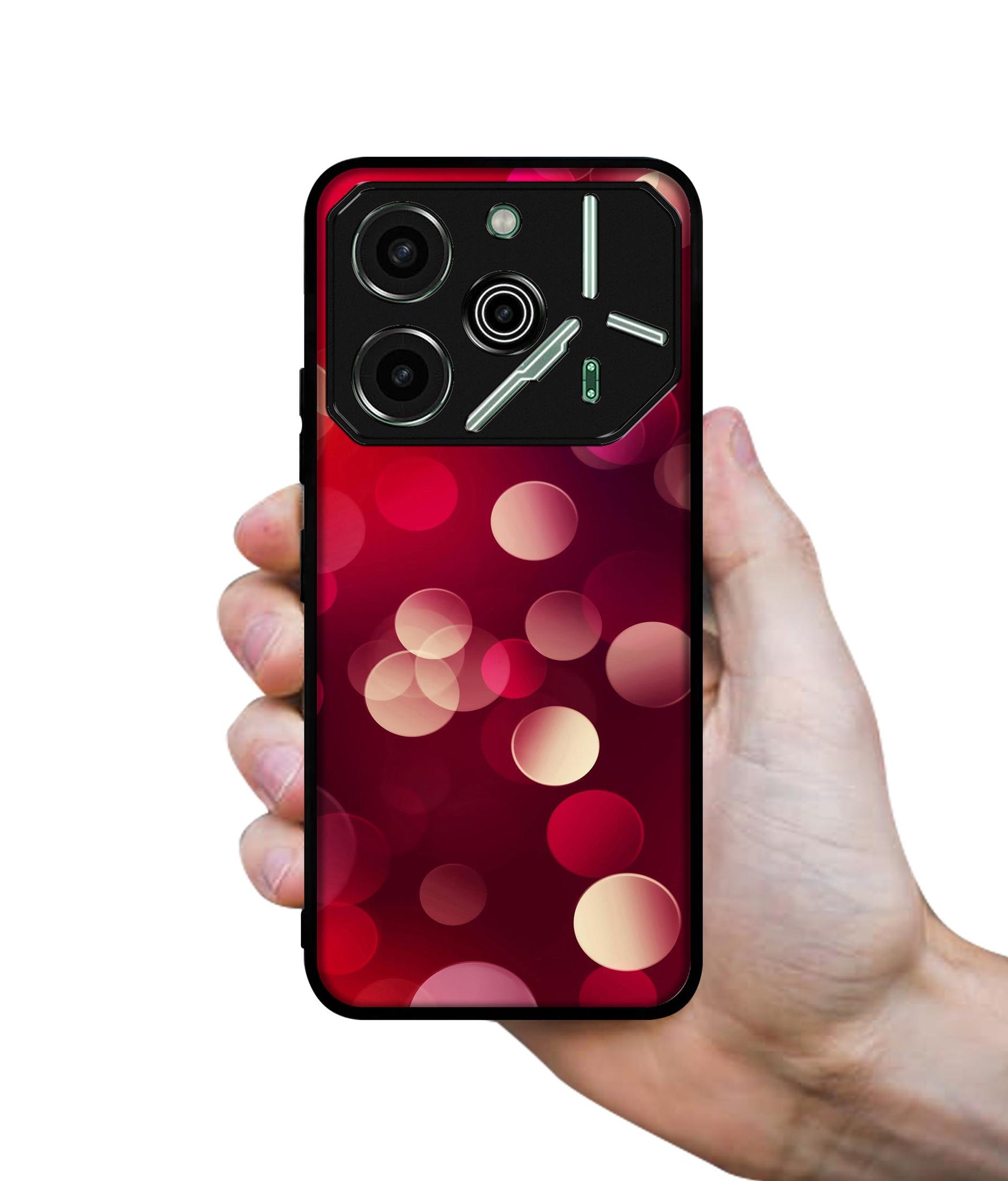 3D Circles Designer 2D Printed Back Case Cover for Tecno Pova 6 Pro 5G