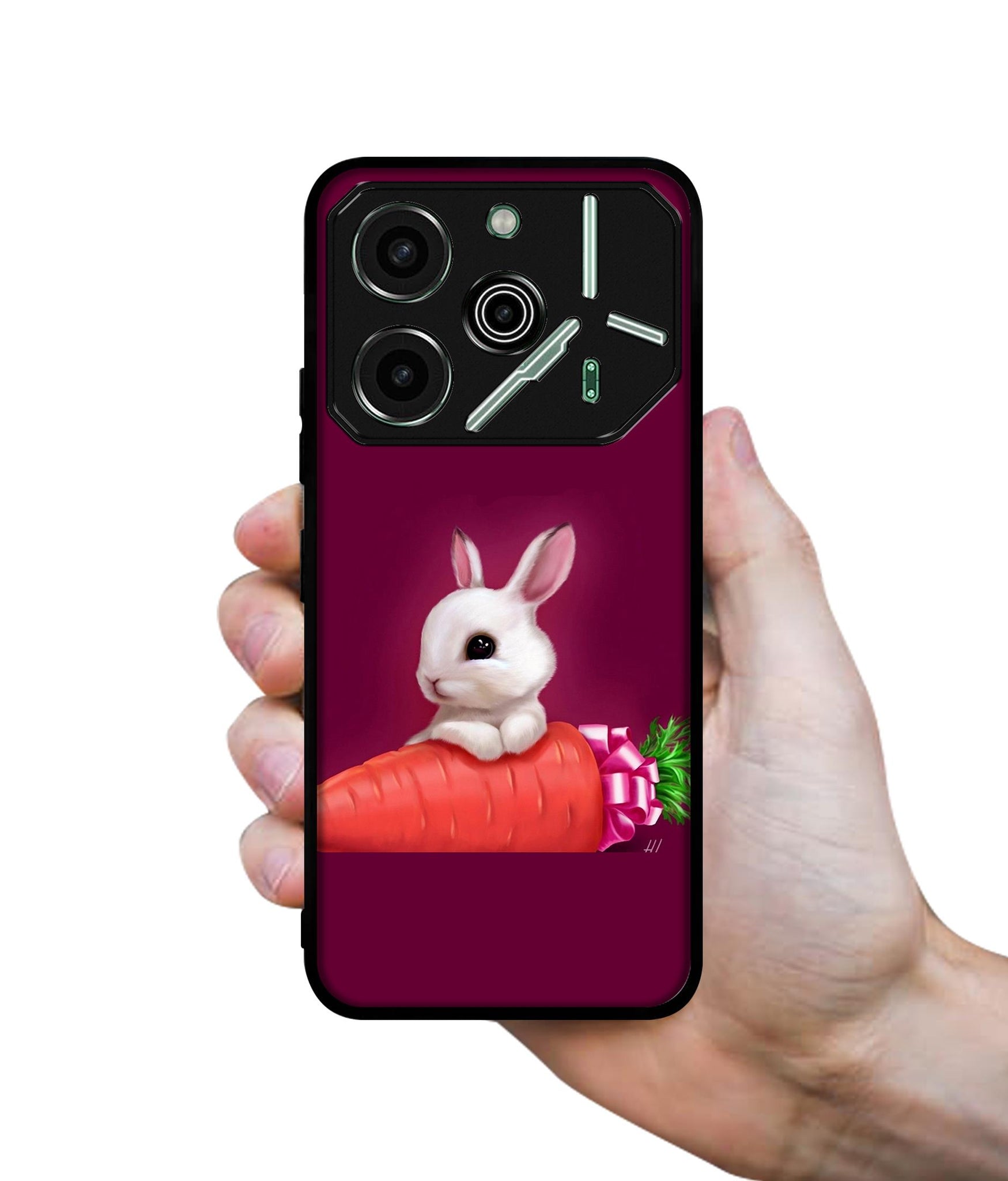 Bunny With Carrot Designer 2D Printed Back Case Cover for Tecno Pova 6 Pro 5G