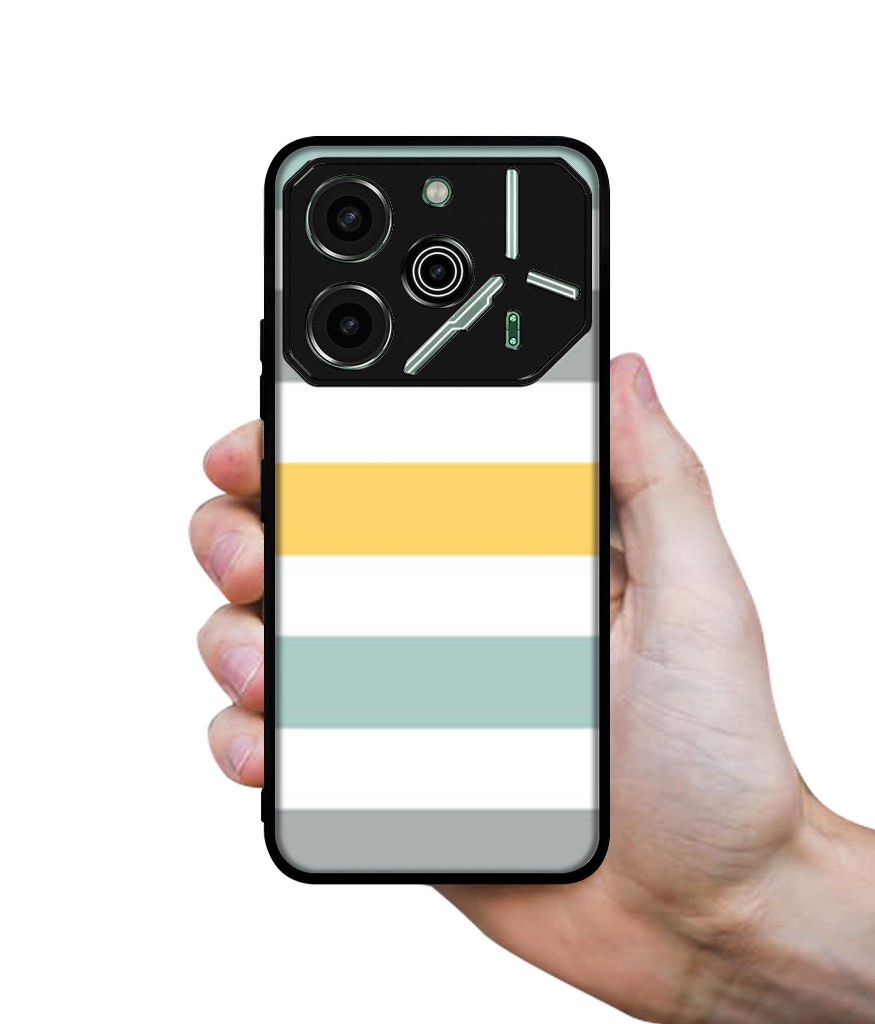 Line Texture Designer 2D Printed Back Case Cover for Tecno Pova 6 Pro 5G