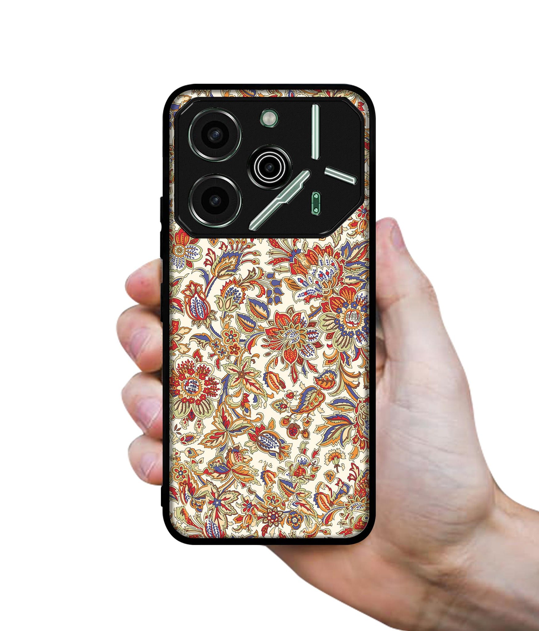 Floral Designer 2D Printed Back Case Cover for Tecno Pova 6 Pro 5G
