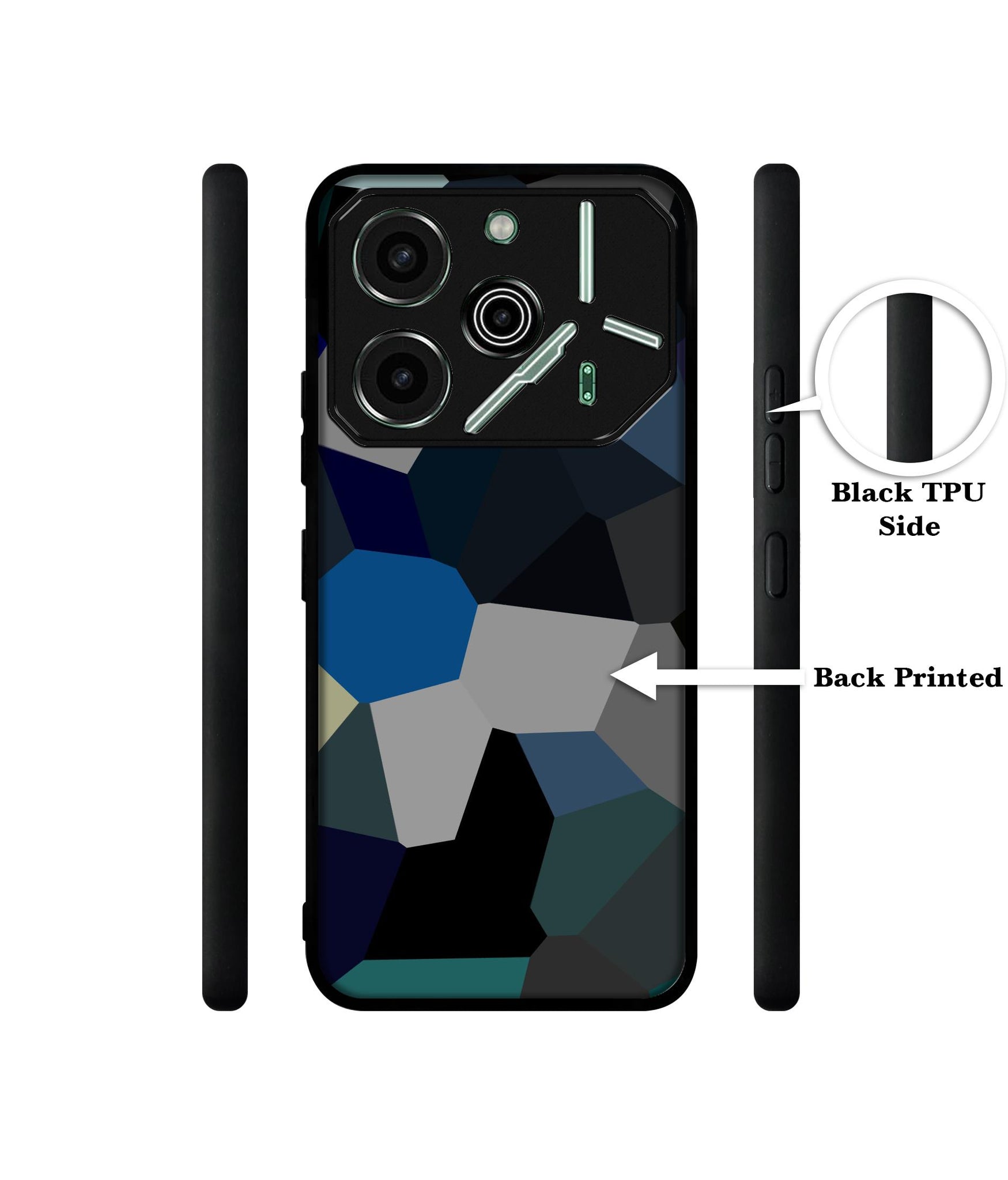 Mathematical Shape Designer 2D Printed Back Case Cover for Tecno Pova 6 Pro 5G