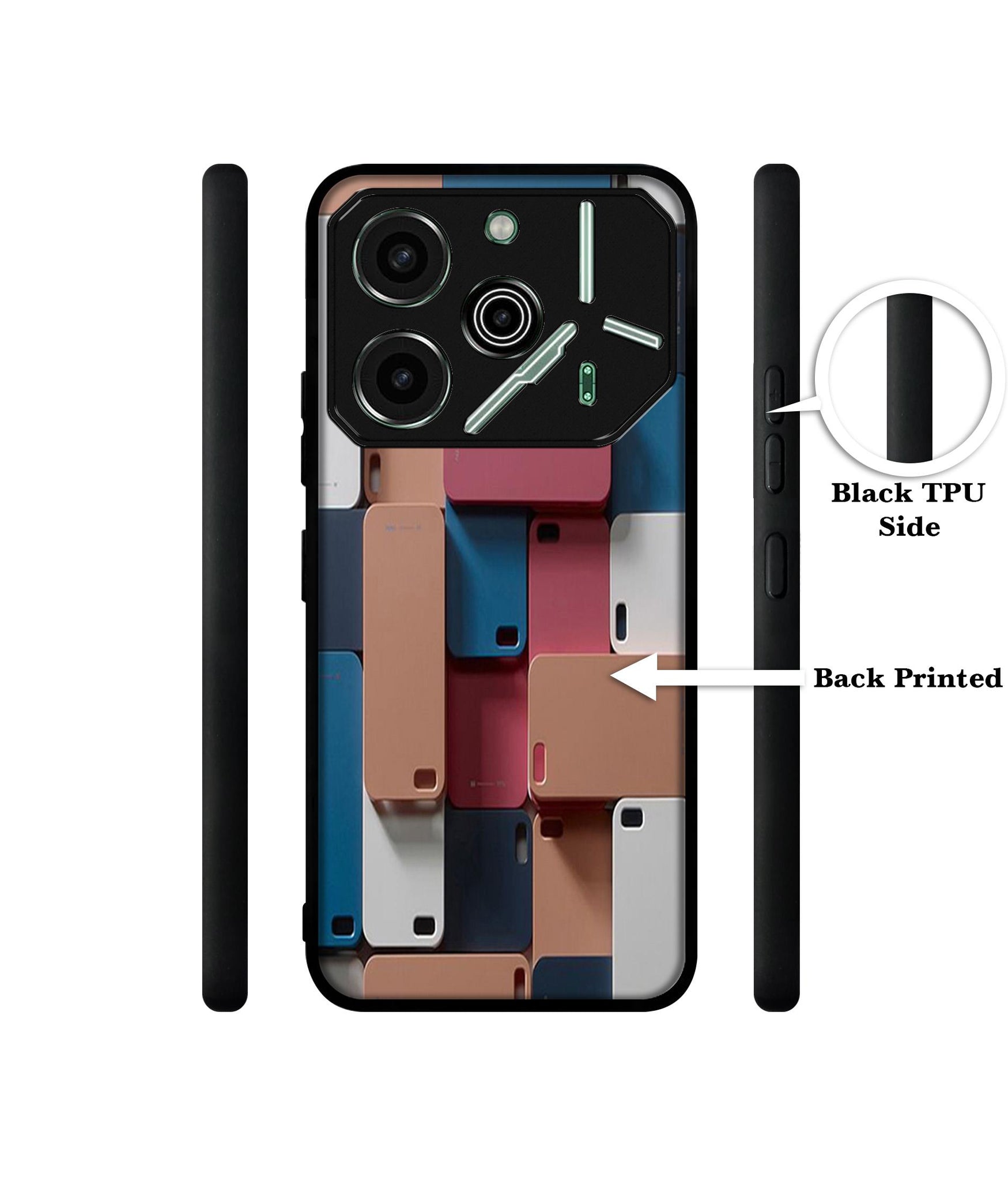 Mobile Cover Designer 2D Printed Back Case Cover for Tecno Pova 6 Pro 5G