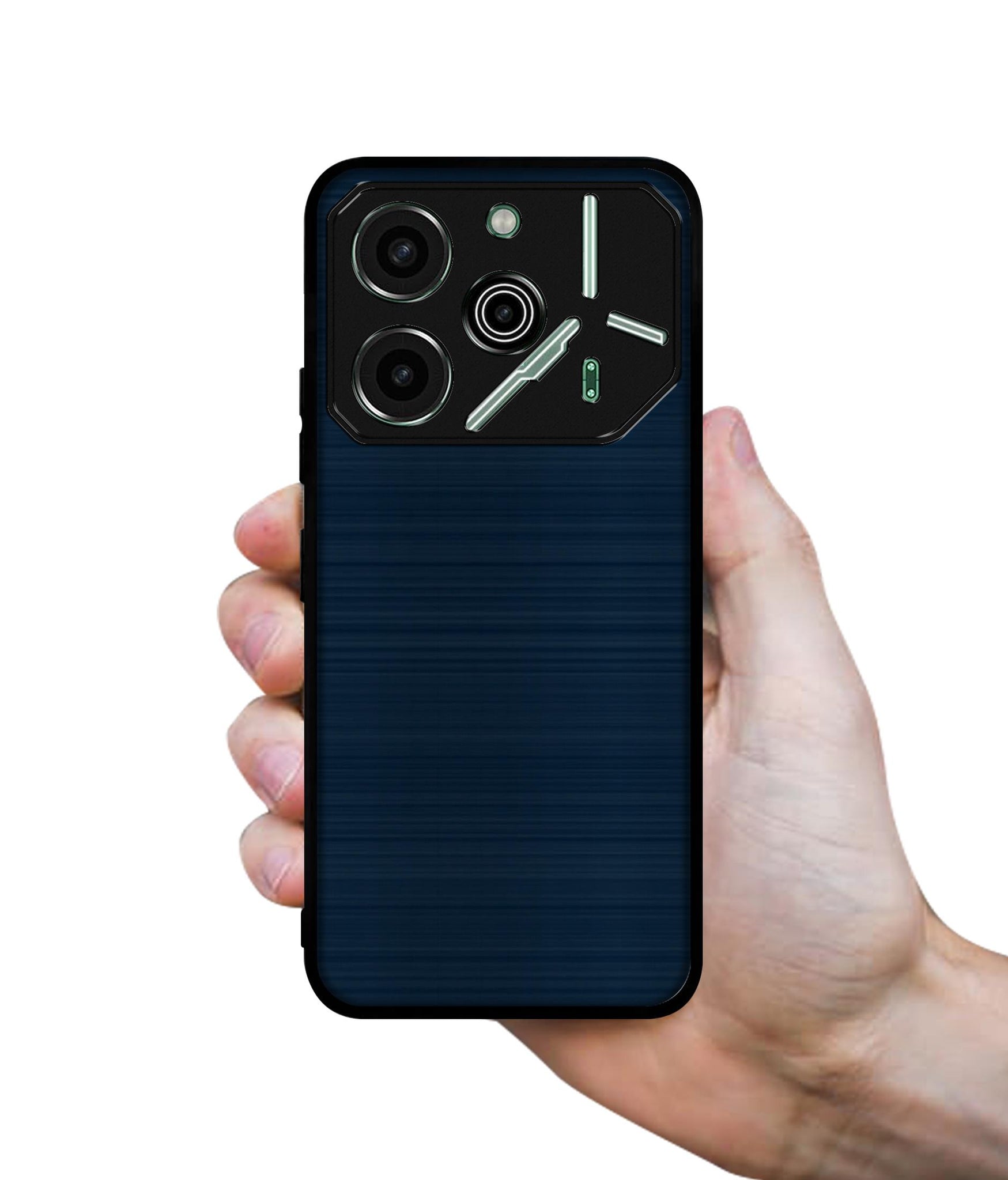 Blue Line Designer 2D Printed Back Case Cover for Tecno Pova 6 Pro 5G