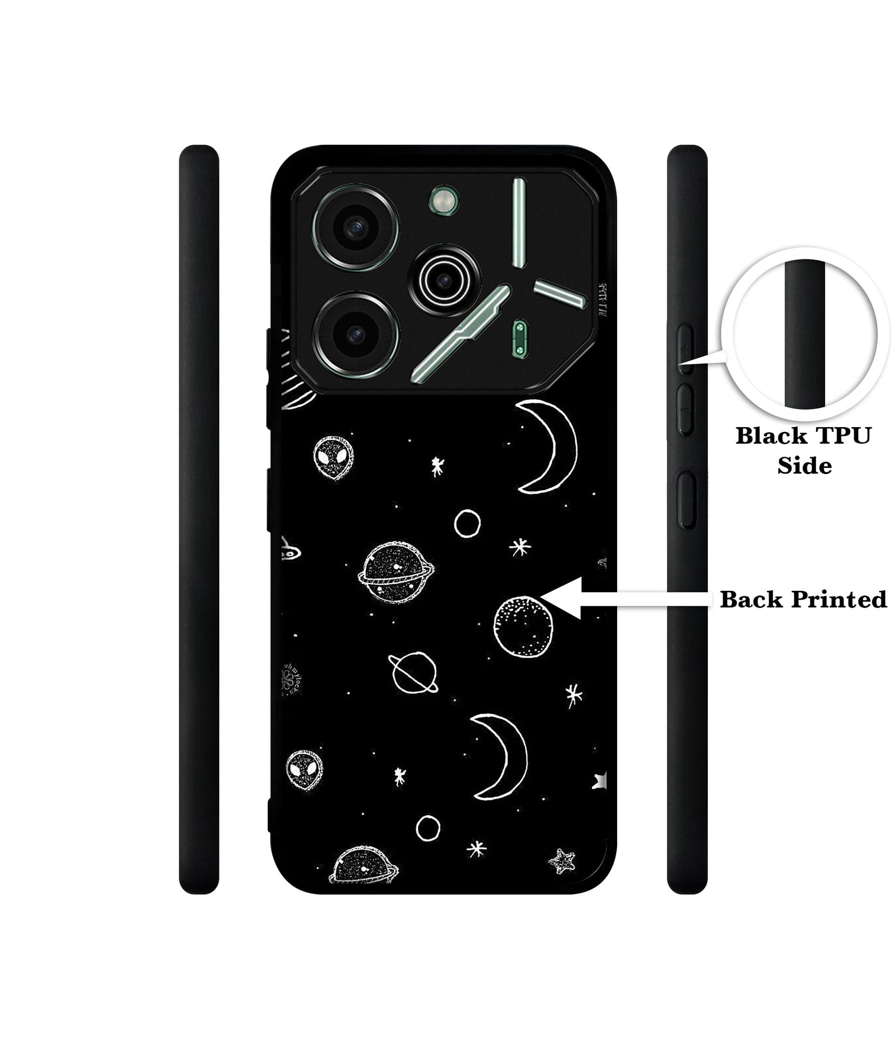 Space Stars Universe Designer 2D Printed Back Case Cover for Tecno Pova 6 Pro 5G