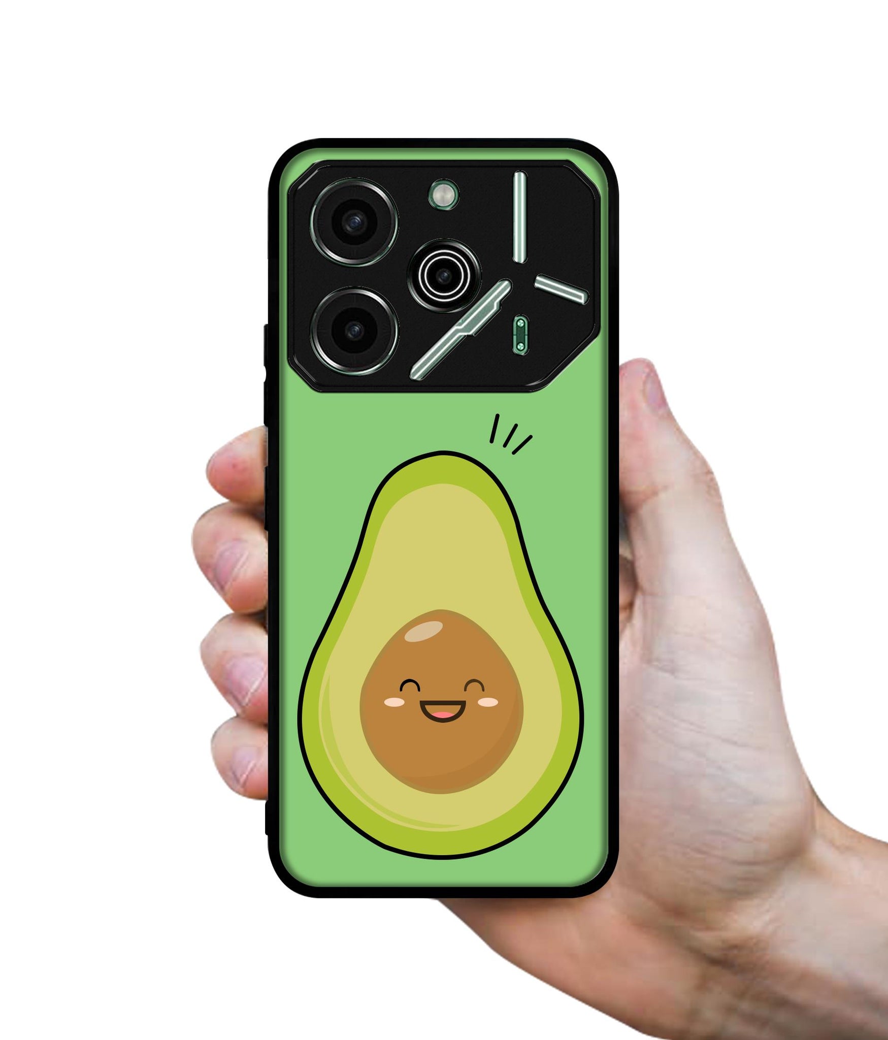 Avocados Designer 2D Printed Back Case Cover for Tecno Pova 6 Pro 5G