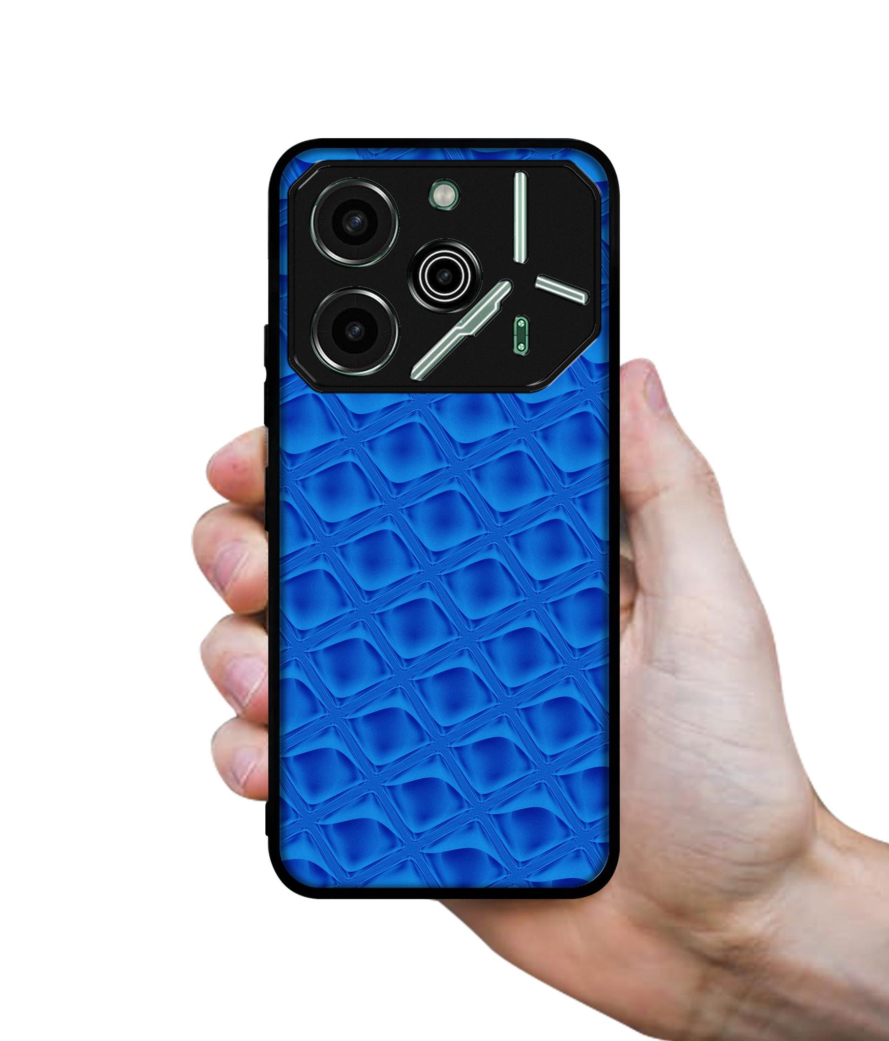 Blue Diamond Designer 2D Printed Back Case Cover for Tecno Pova 6 Pro 5G