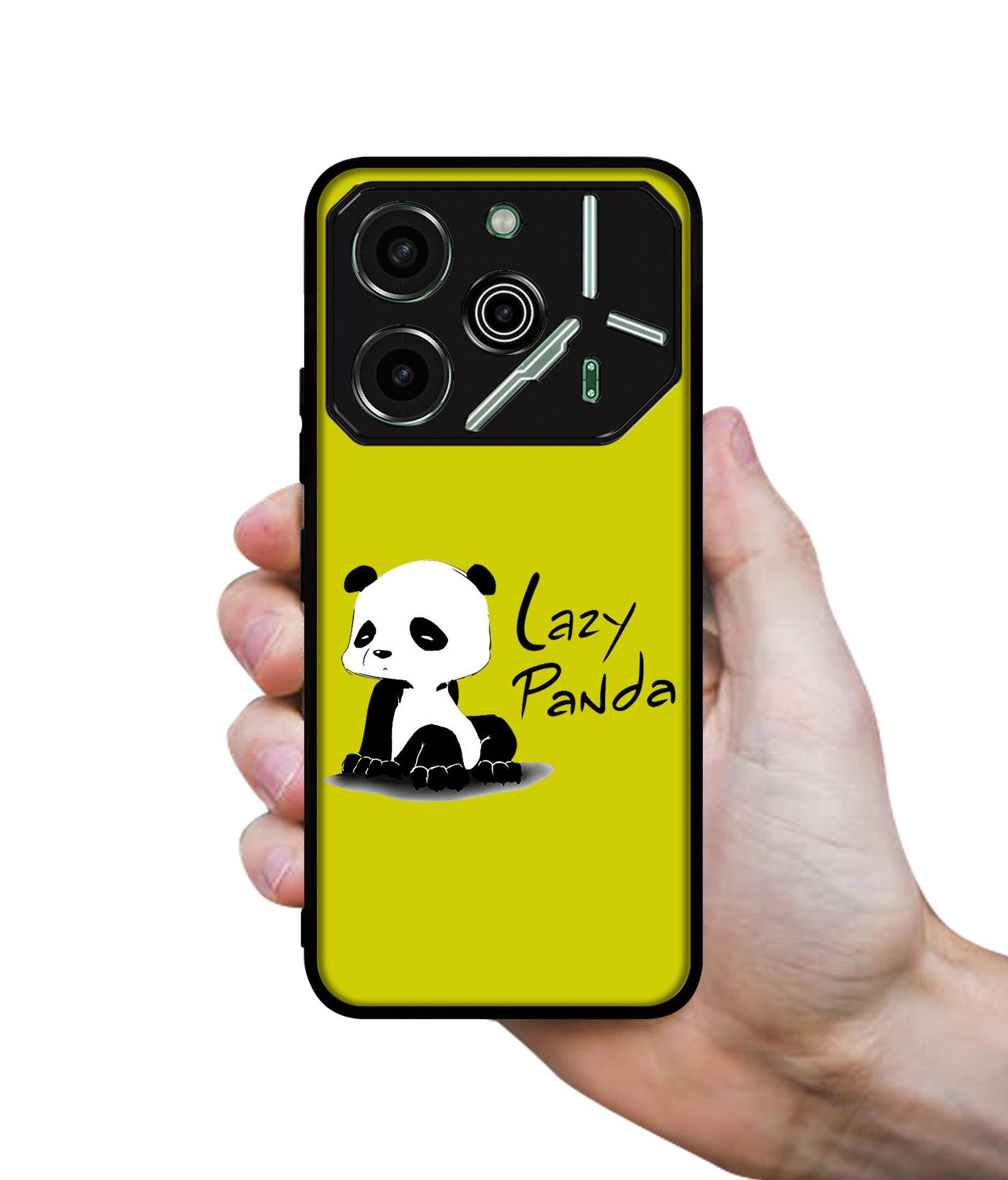 Lazy Panda Designer 2D Printed Back Case Cover for Tecno Pova 6 Pro 5G