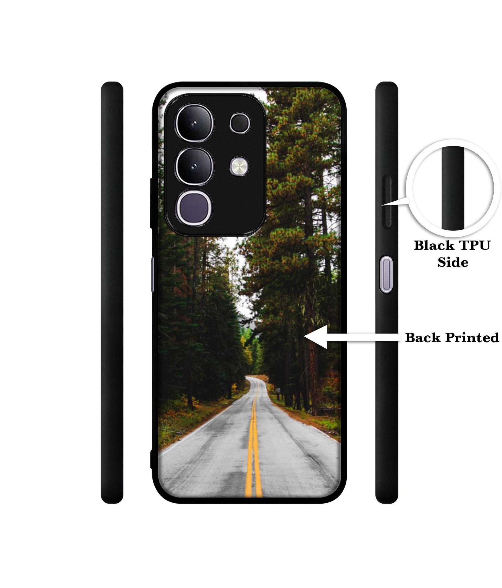 Road Photo Designer 2D Printed Back Case Cover for Vivo T4x 5G / Y29 4G / iQOO Z10x 5G