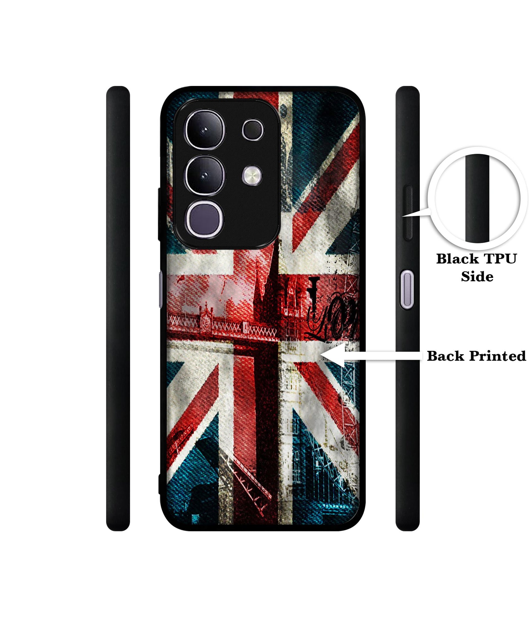 London Flag wallpaper Designer 2D Printed Back Case Cover for Vivo T4x 5G / Y29 4G / iQOO Z10x 5G